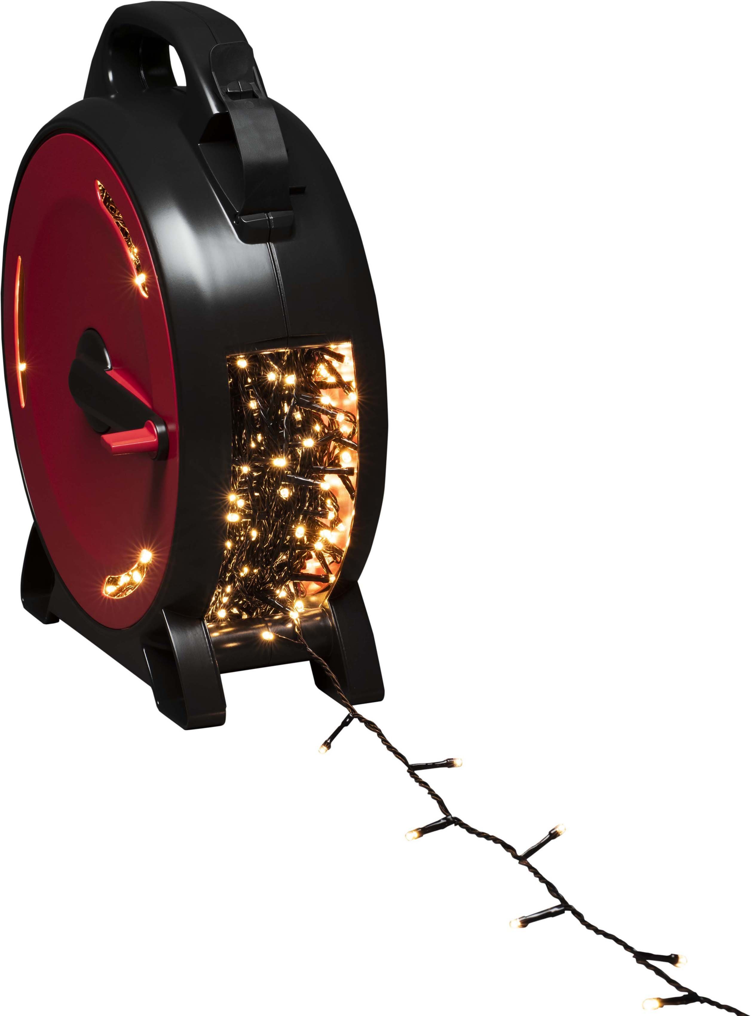 KONSTSMIDE Led-lichtsnoer Kerstversiering buiten led lichtsnoeren zwart