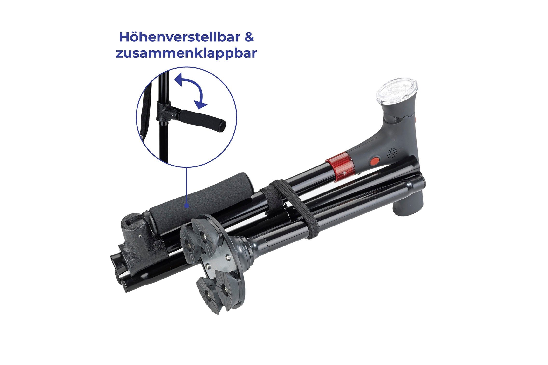 Maximex Wandelstok LED Geh- und Aufstehhilfe