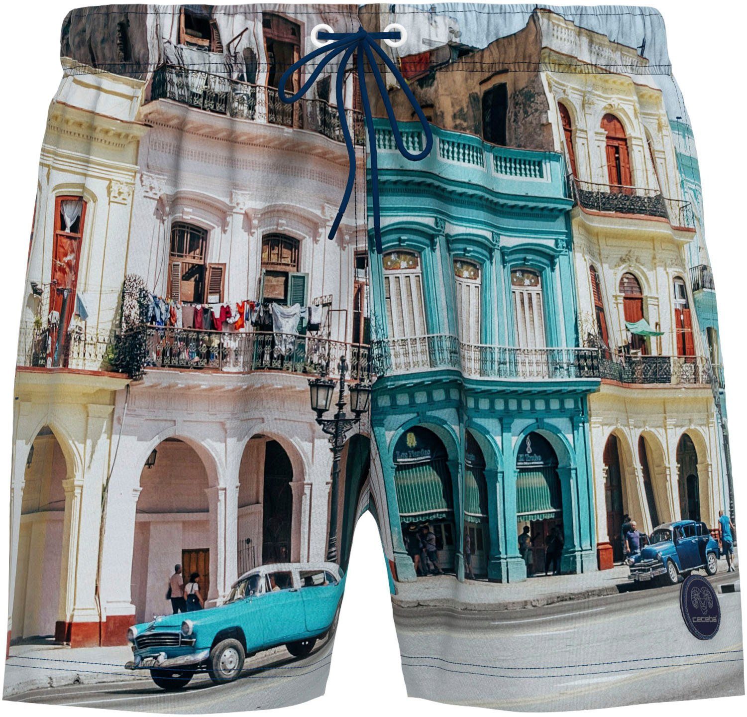 CECEBA Zwemshort met geweldige print voor warme zomerdagen
