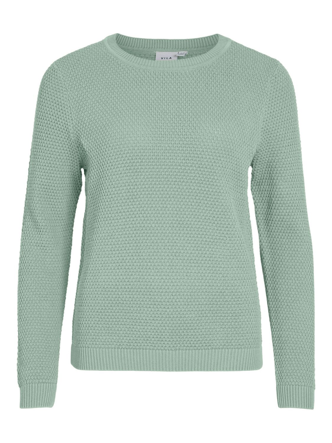 Vila Trui met ronde hals VIDALO O-NECK L S KNIT TOP- NOOS