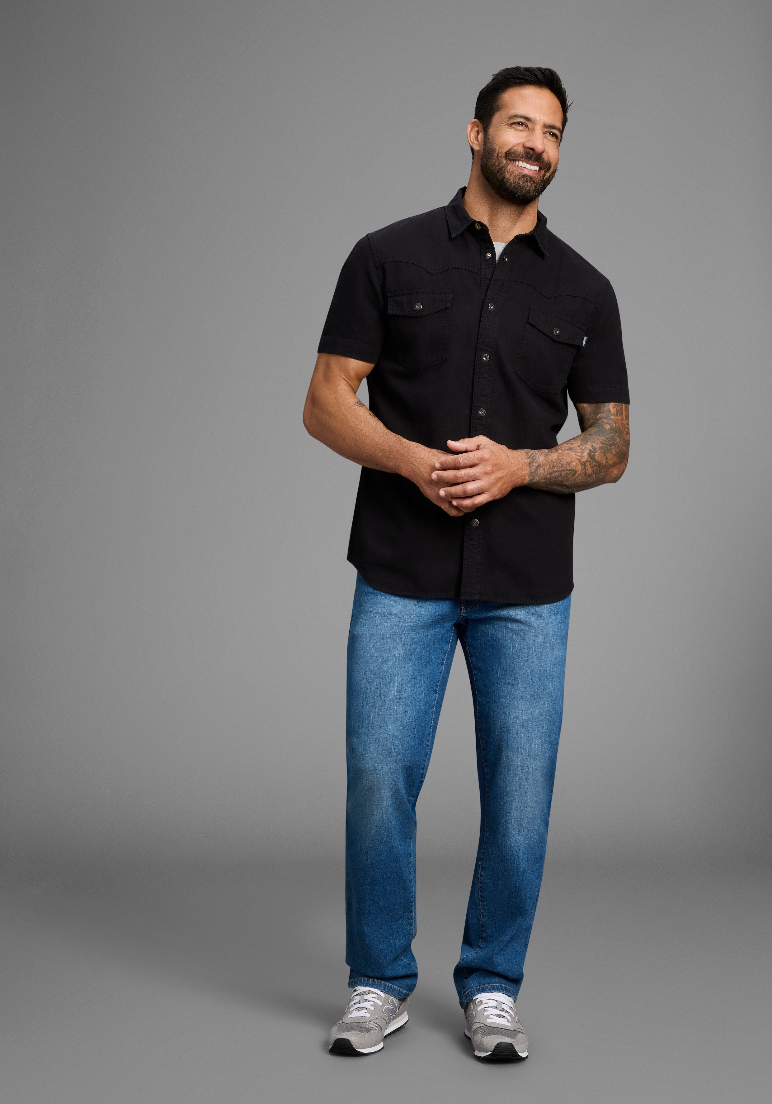 Arizona Jeans overhemd Korte mouwen in westernstijl