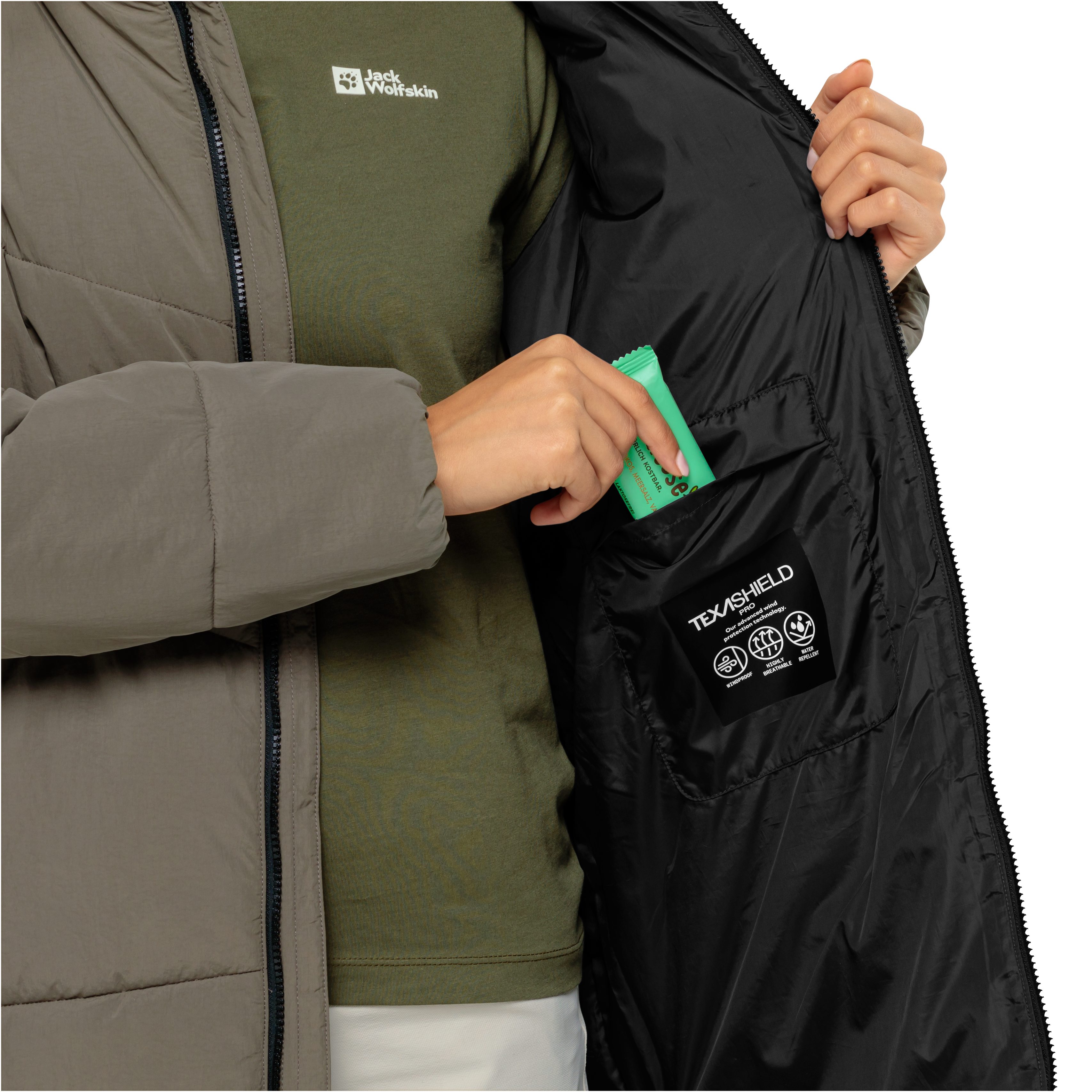 Jack Wolfskin Functionele jas KAROLINGER LONG COAT W
