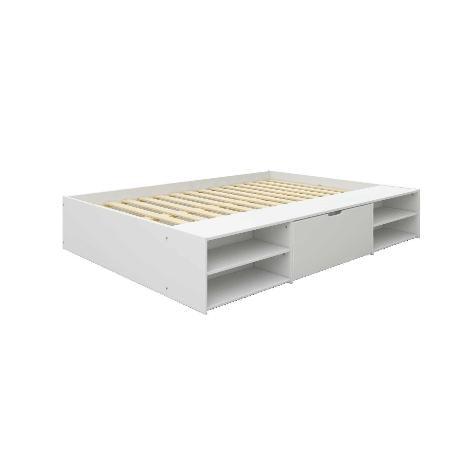 Home affaire Bed Magdala van mdf, breedte ligoppervlak 140 cm, opbergbox optioneel
