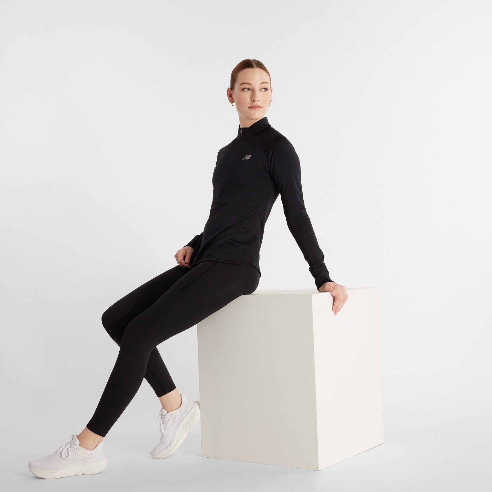 New Balance Functioneel shirt Athletics Heat Grid Half Zip
