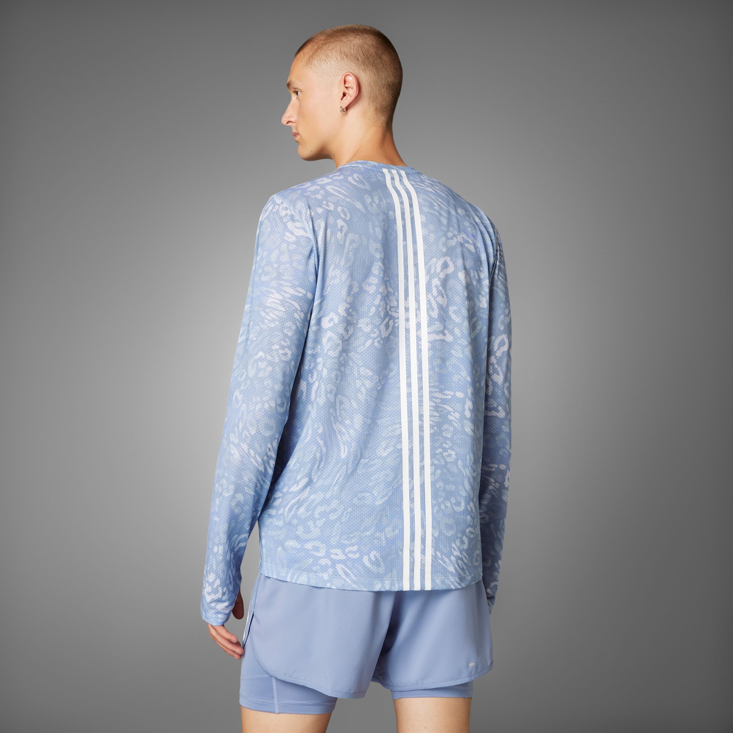 adidas Performance Runningshirt OTR E AOP LS M