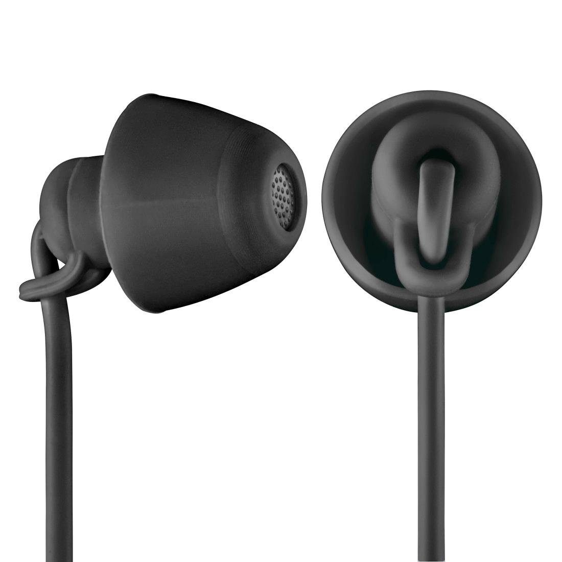 Thomson In-ear koptelefoon In Ear Hoofdtelefoon met Kabel en Geluidsisolatie, Microfoon Zwart