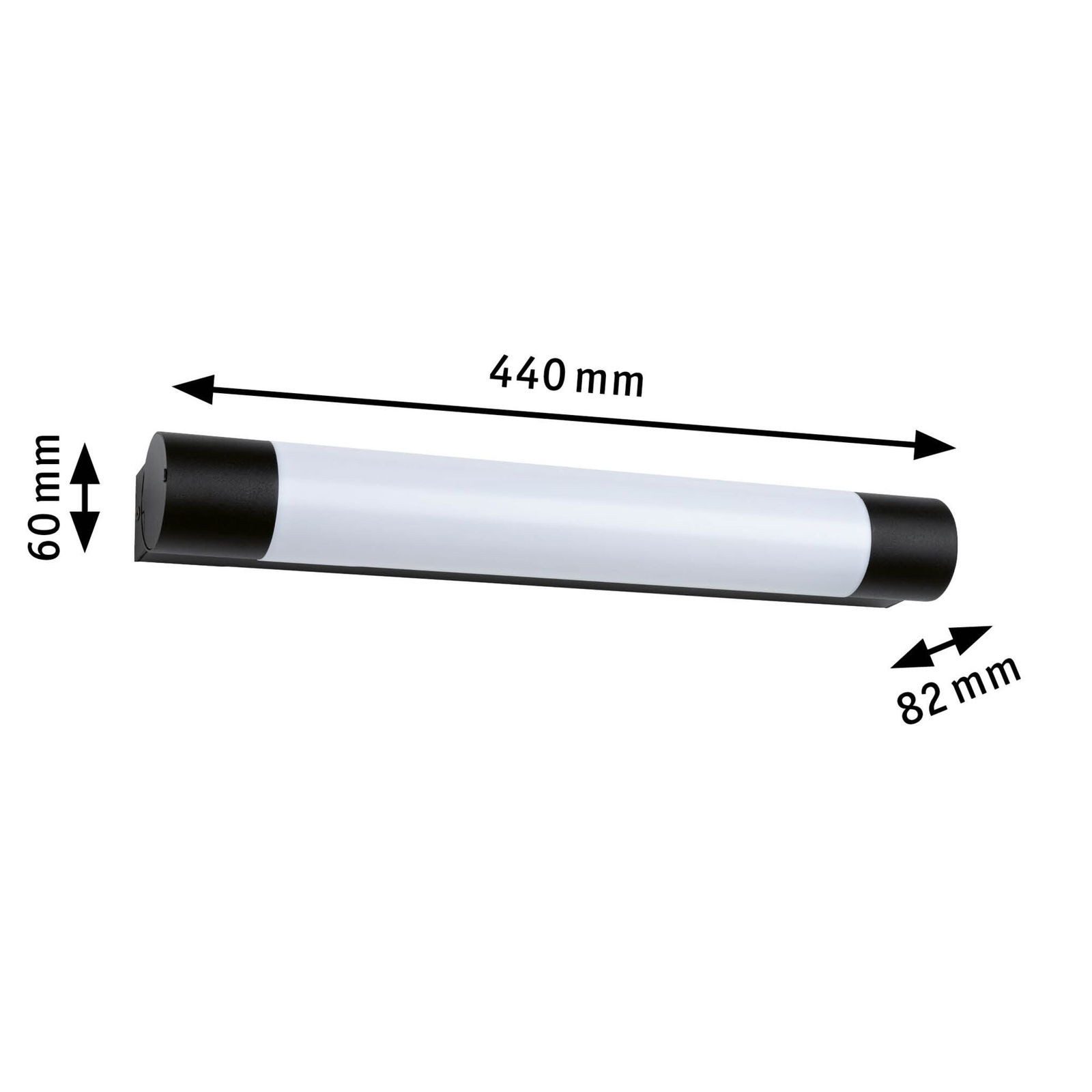 Paulmann Led-spiegellamp Selection Bathroom Spiegelverlichting Orgon IP44 3000K 230V 7,5W (1 stuk)