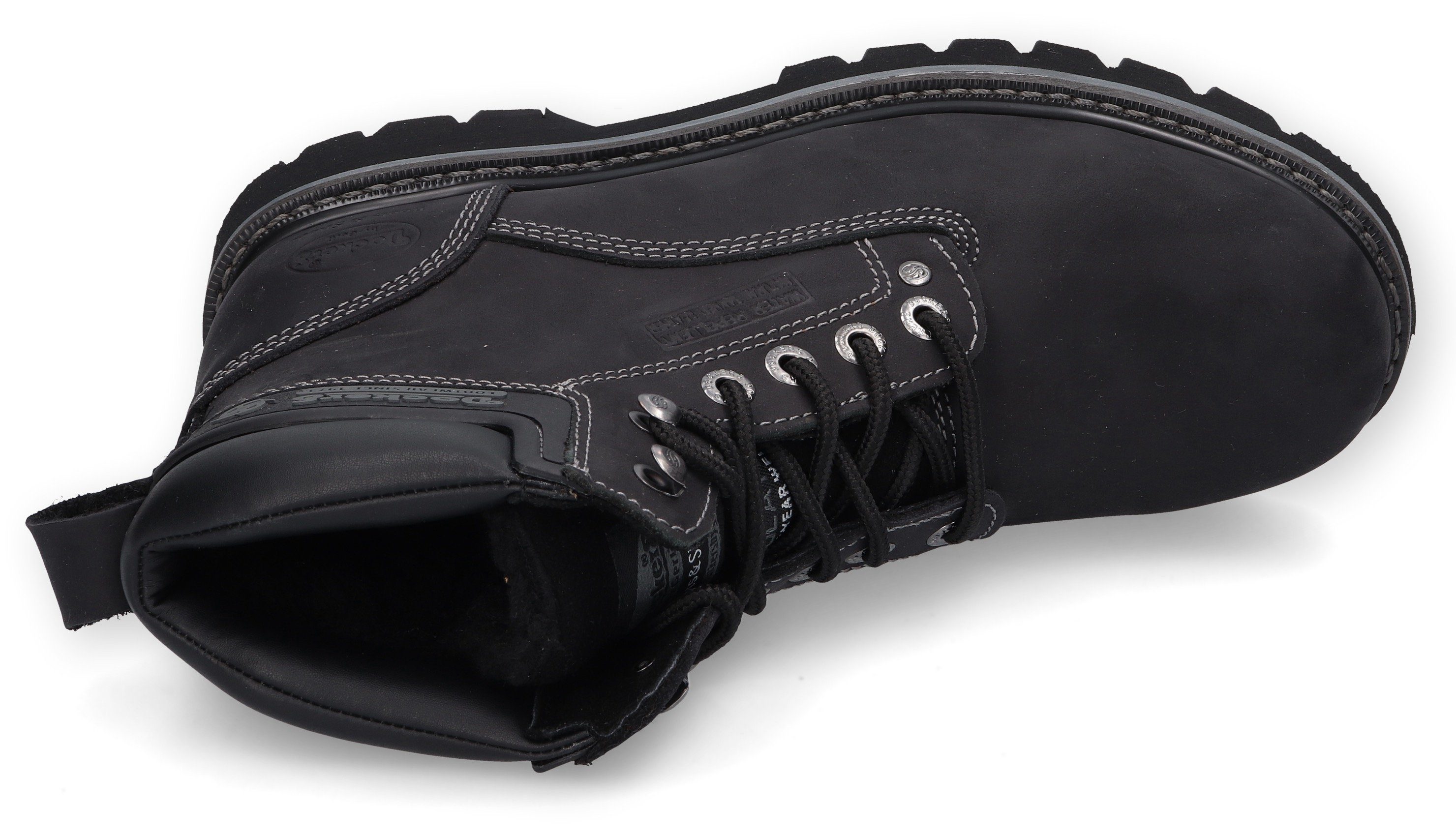 Dockers by Gerli Hoge veterschoenen Winterboots, werkschoenen met profielzool