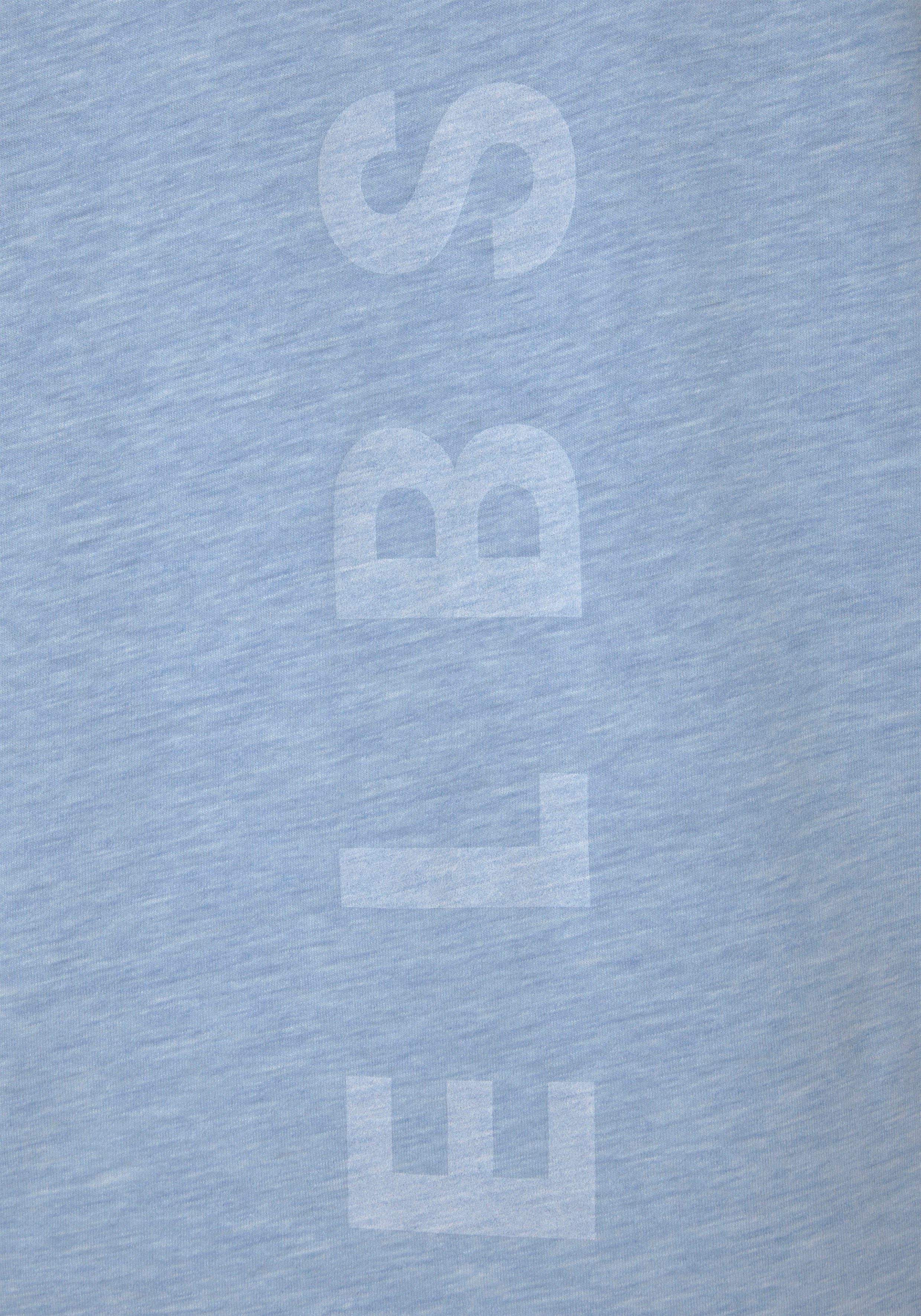 Elbsand Longsleeve Tira met logoprint op de rug, shirt met lange mouwen van een katoenmix, sportief-casual