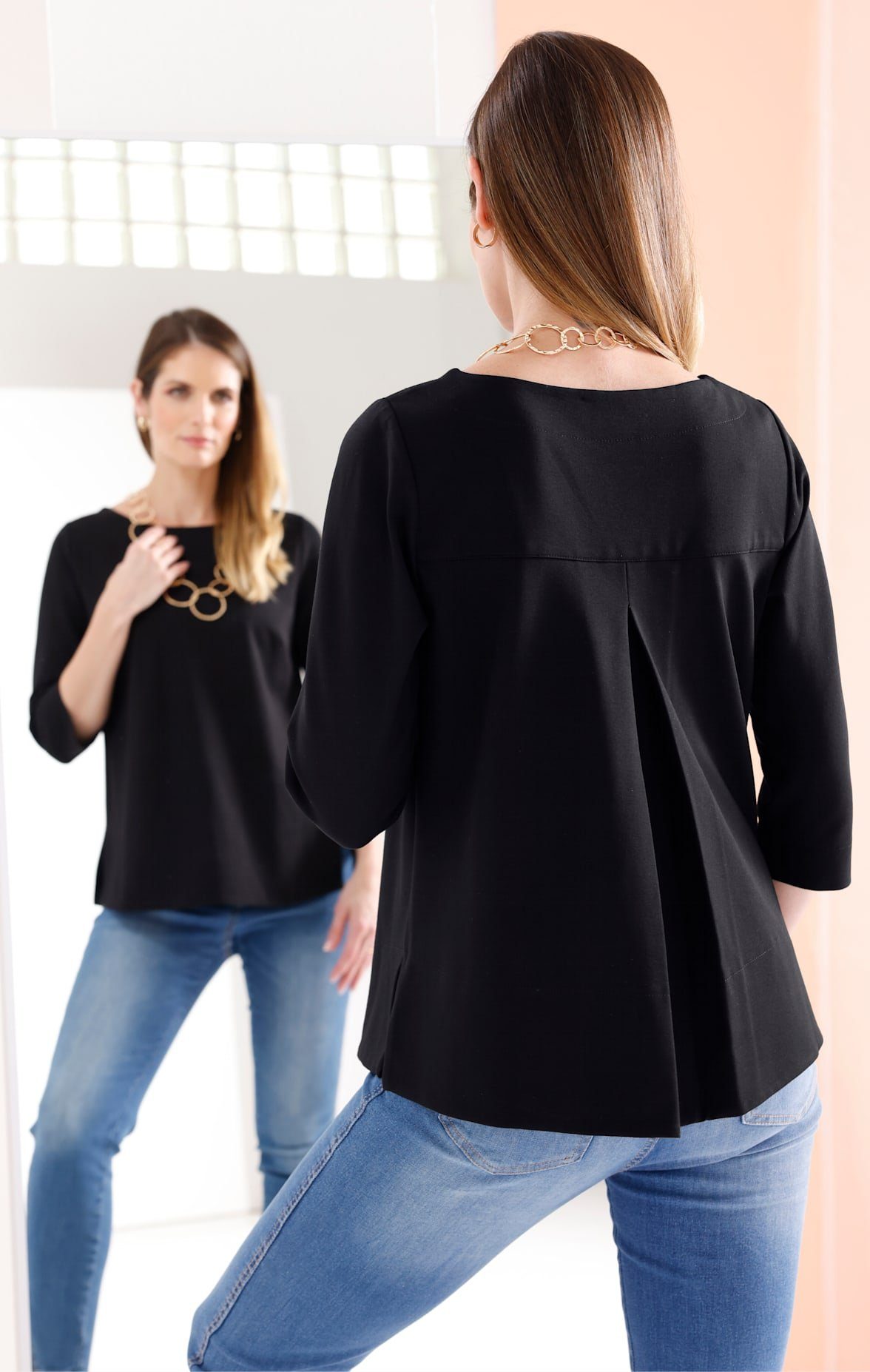 heine Shirt met 3 4 mouwen Shirt (1-delig)