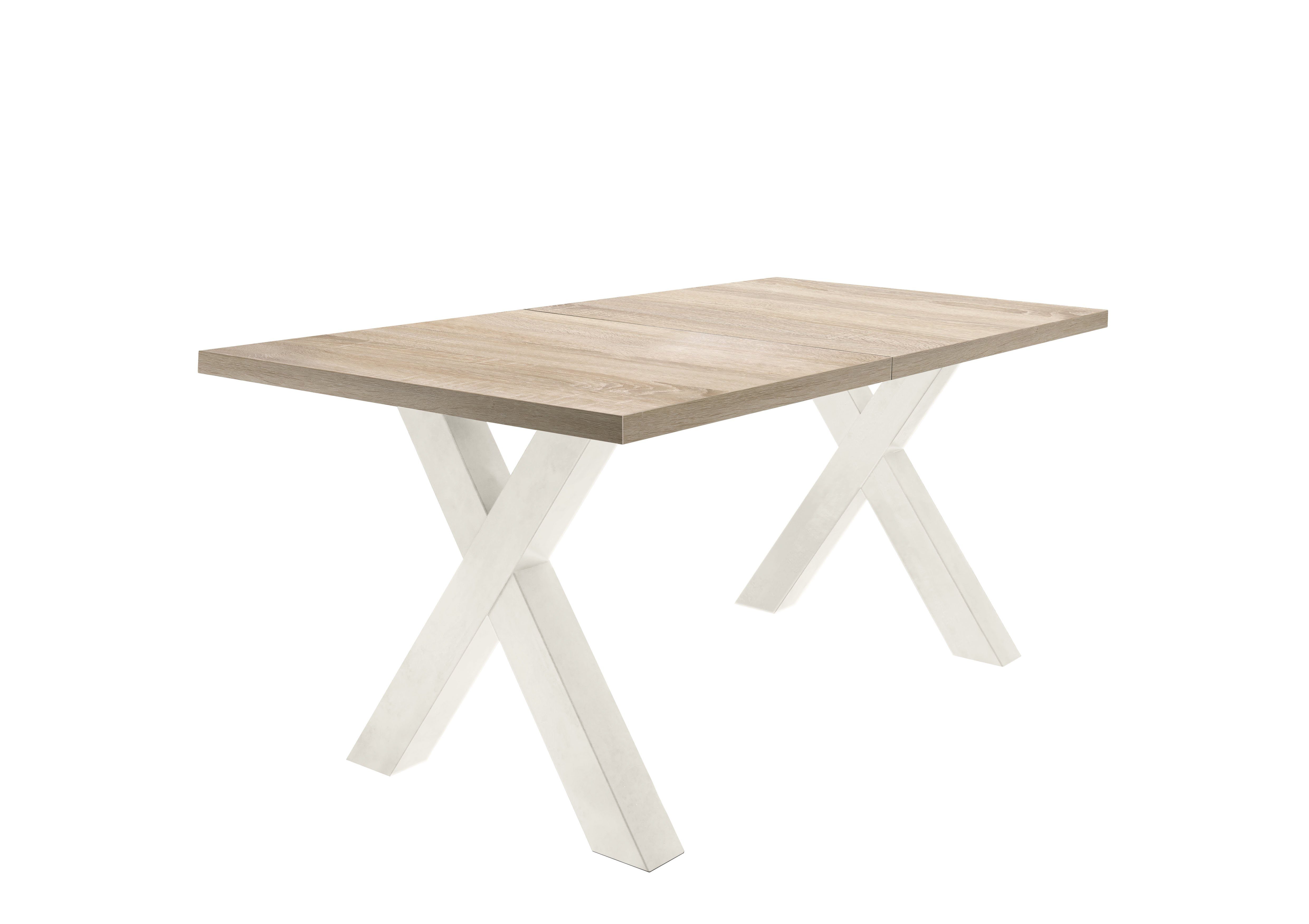 Mäusbacher Eettafel Mister TOPSELLER! met lade (160-210 cm), frame in x-model