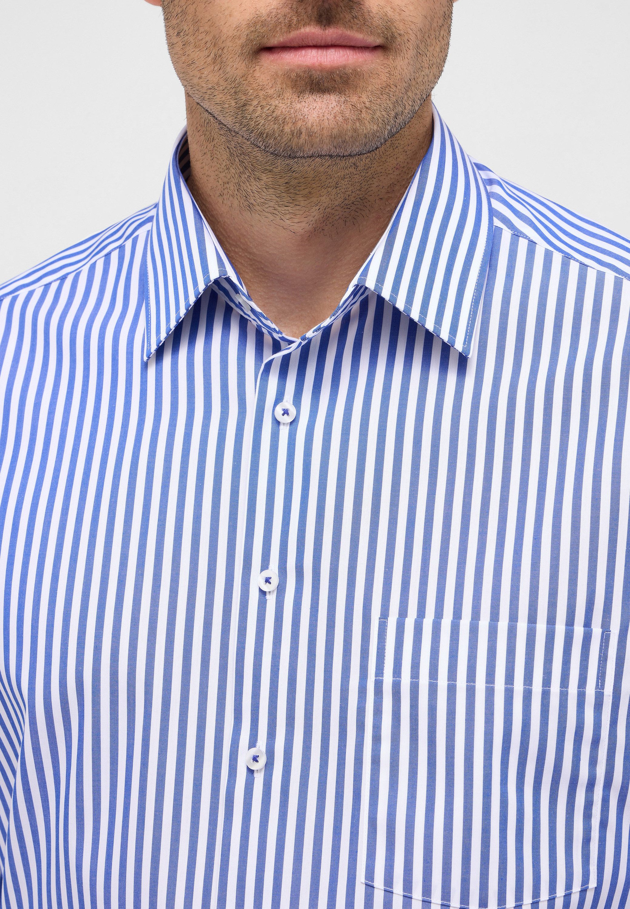 Eterna Overhemd met lange mouwen MODERN FIT NON IRON (strijkvrij)