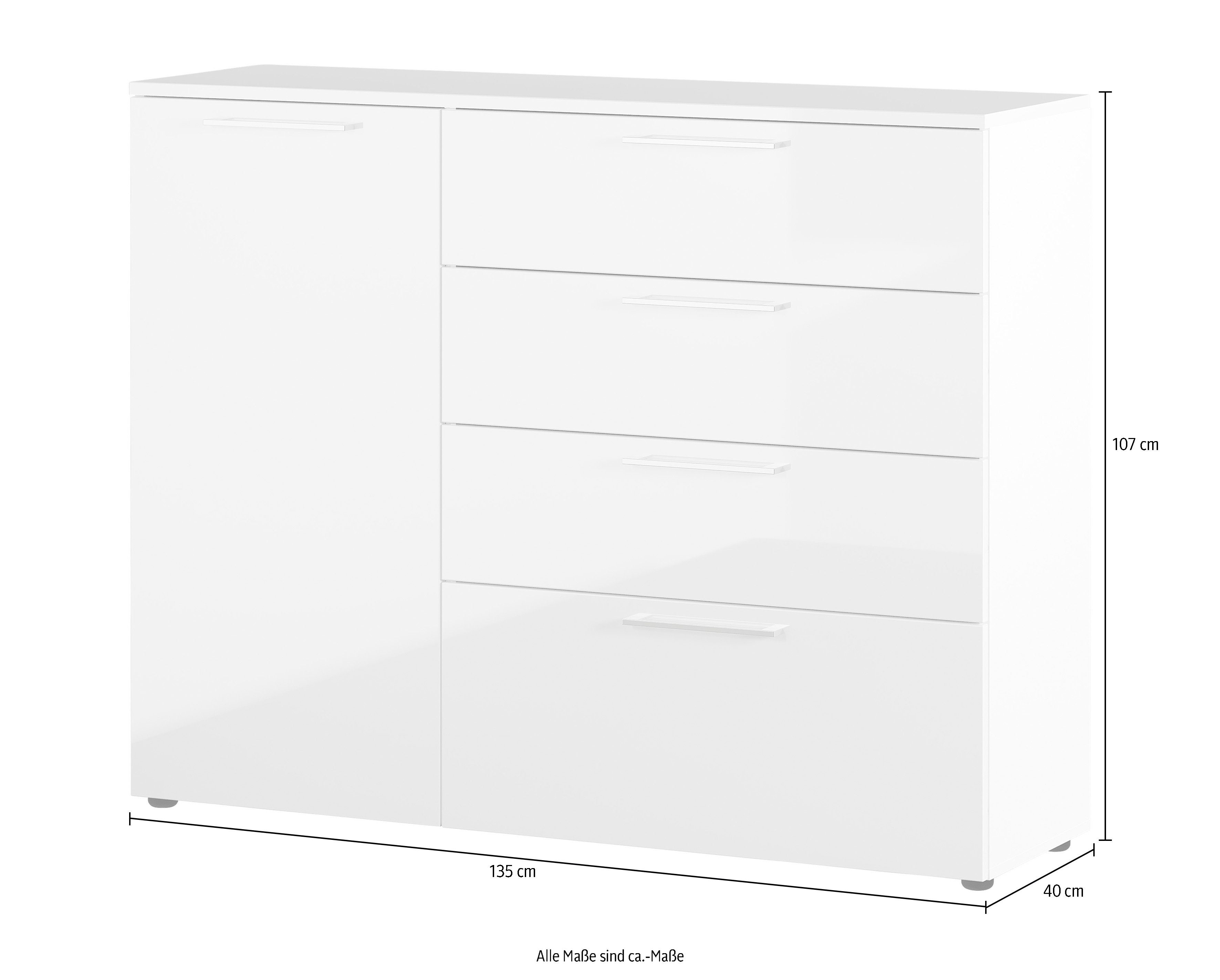 GERMANIA Kast Sunnyvale Breedte 135 cm