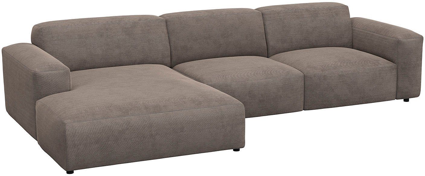 FLEXLUX Hoekbank Lucera comfortabel en comfortabel door hoogwaardige zitconstructie, L-vorm