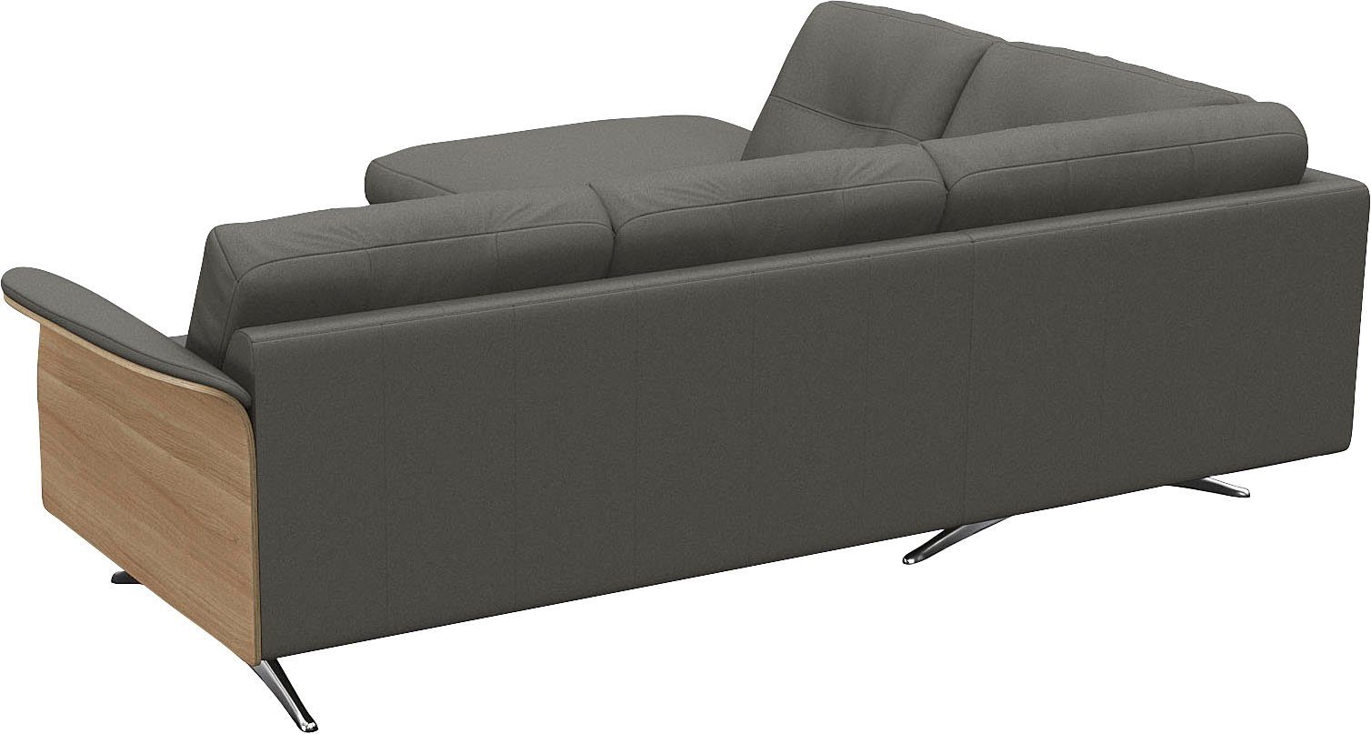 FLEXLUX Hoekbank Glow, super comfortabel door hoogwaardige zitconstructie met binnenvering, L-vorm