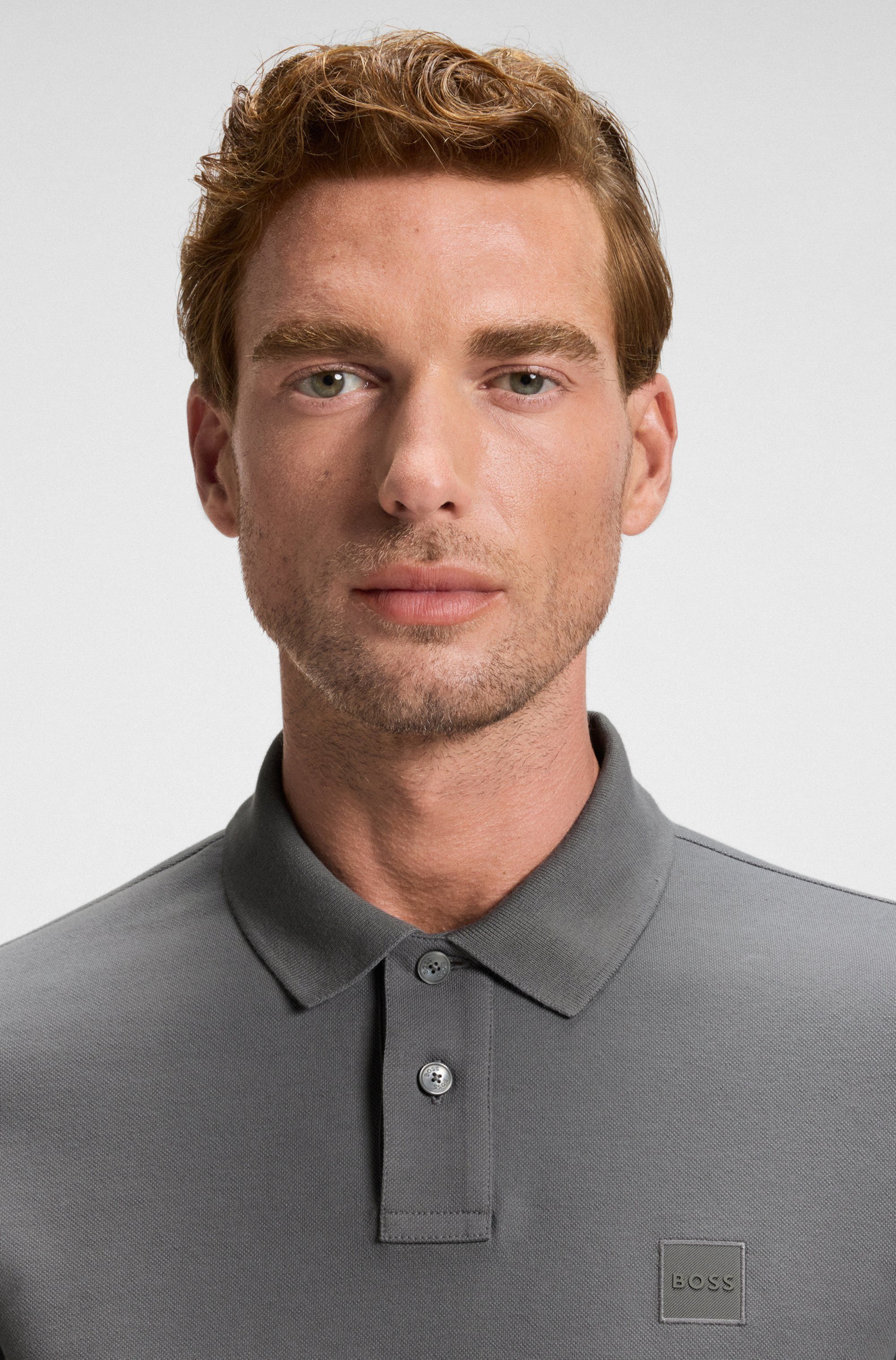 Boss Orange Poloshirt Passerby met boss badge