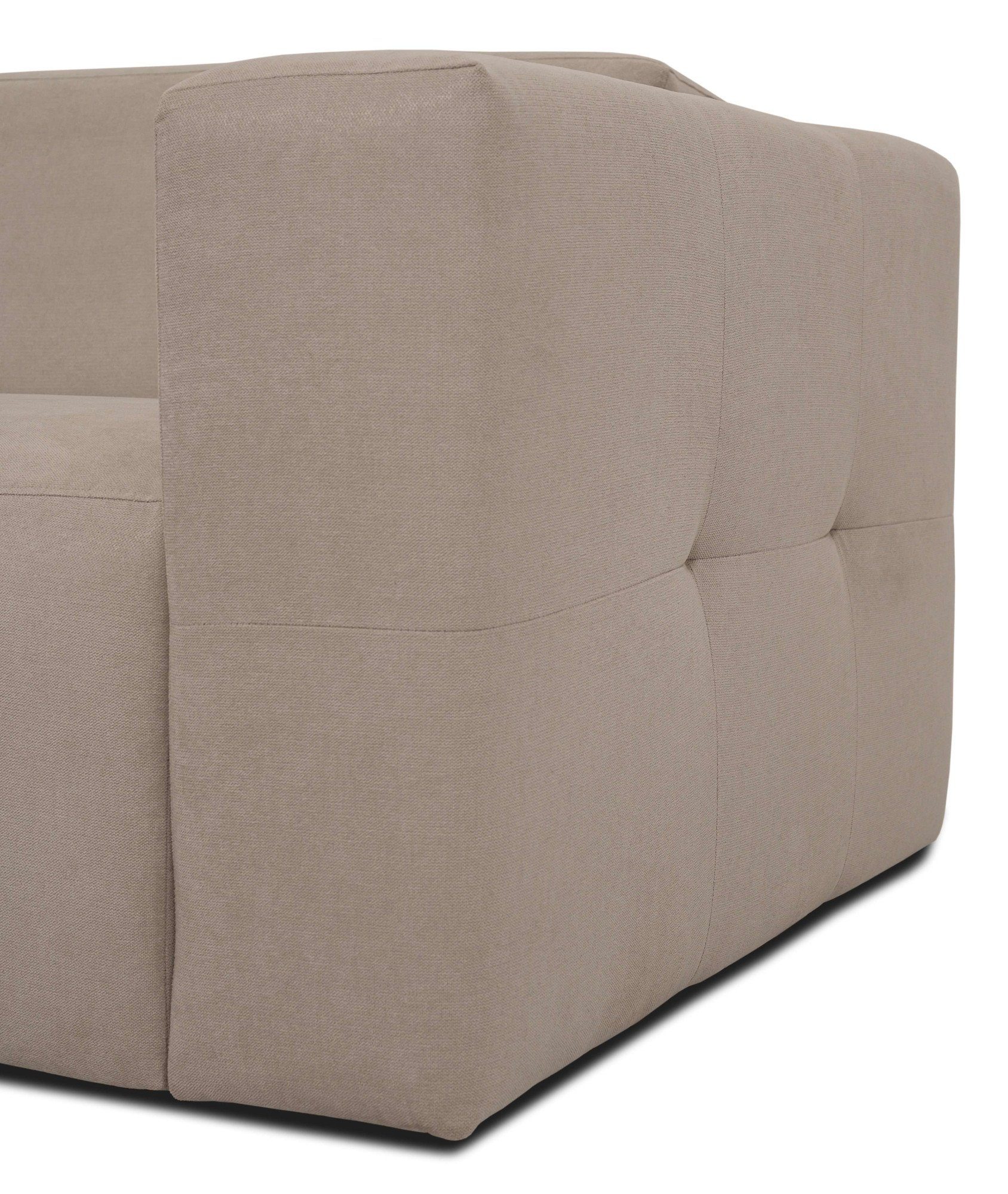 INOSIGN 3-zitsbank Kelani met decoratieve knoopdetails op de armleuningen