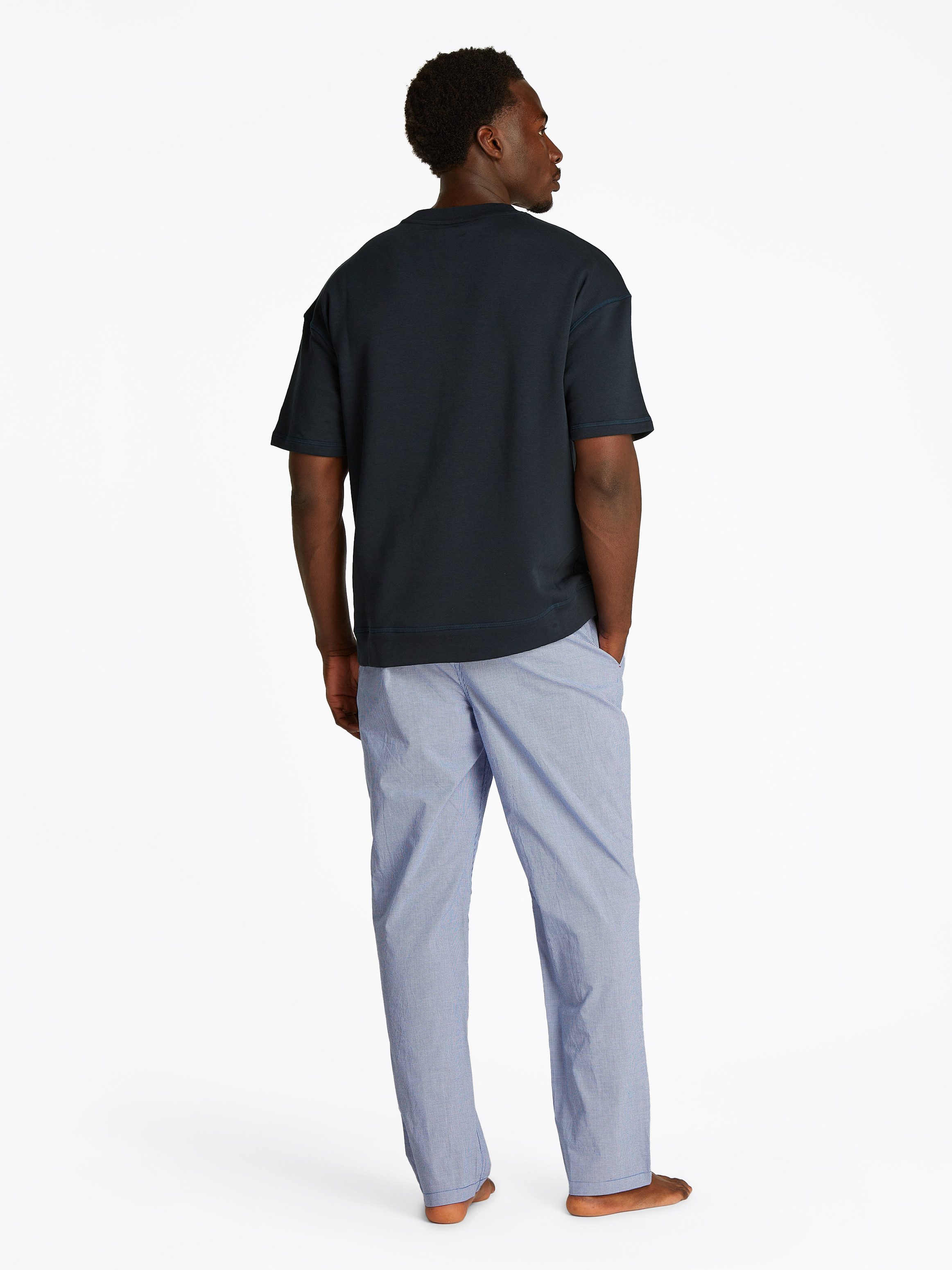 Tommy Hilfiger Underwear T-shirt SS TRACK TOP met geborduurd logo