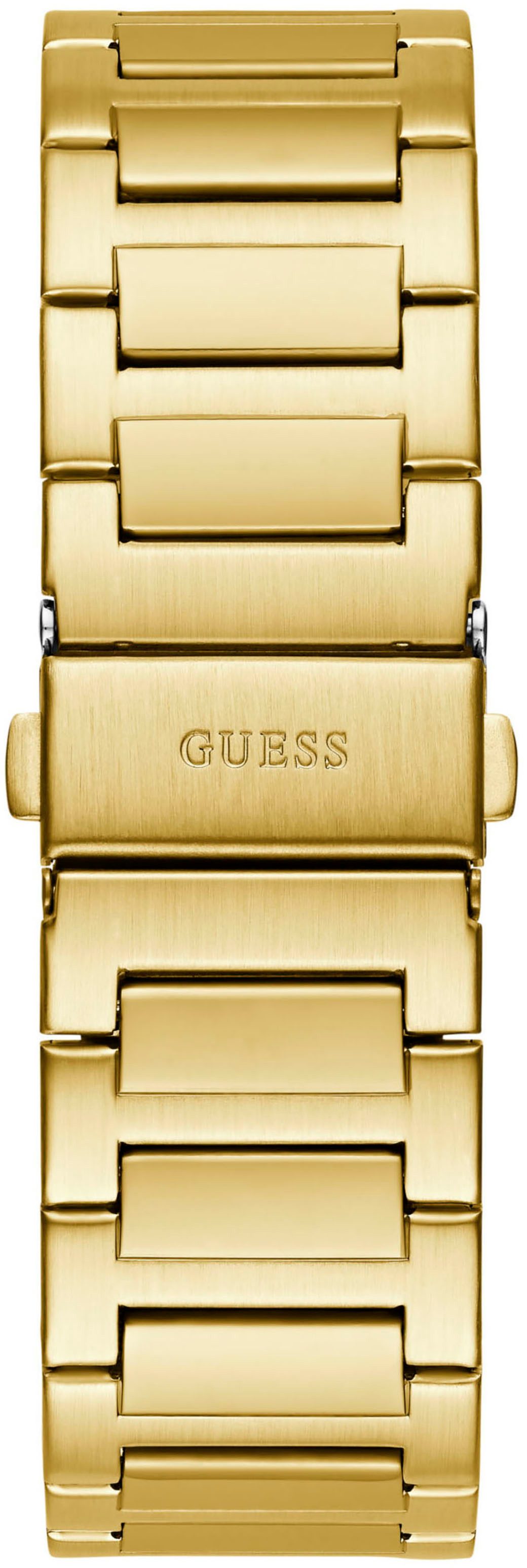 Guess Kwartshorloge Vinyl Horloge, herenhorloge, stalen band, mineraalglas, analoog