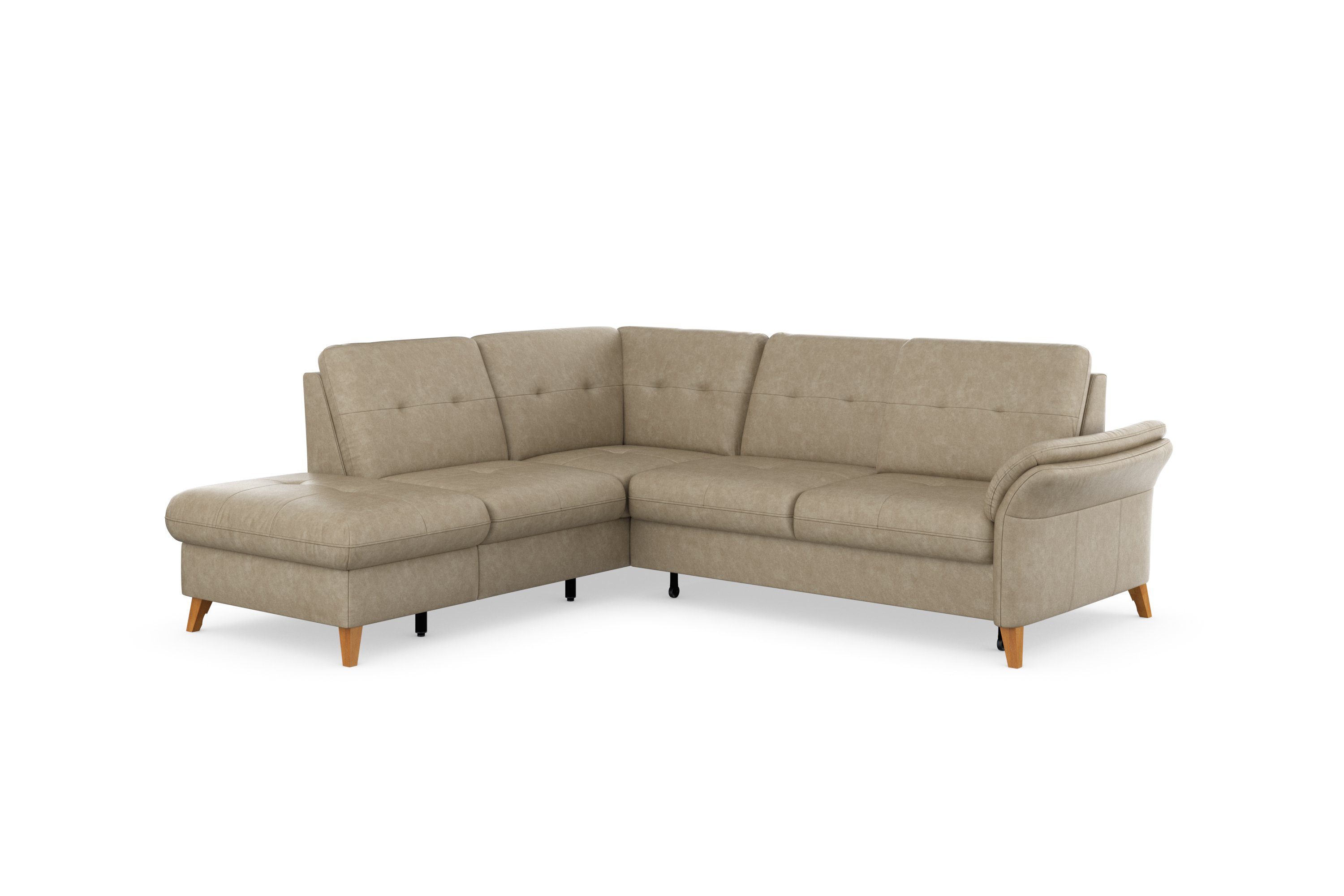sit&more Hoekbank Göteborg inclusief zitdiepteverstelling, optioneel met bedfunctie & bedlade