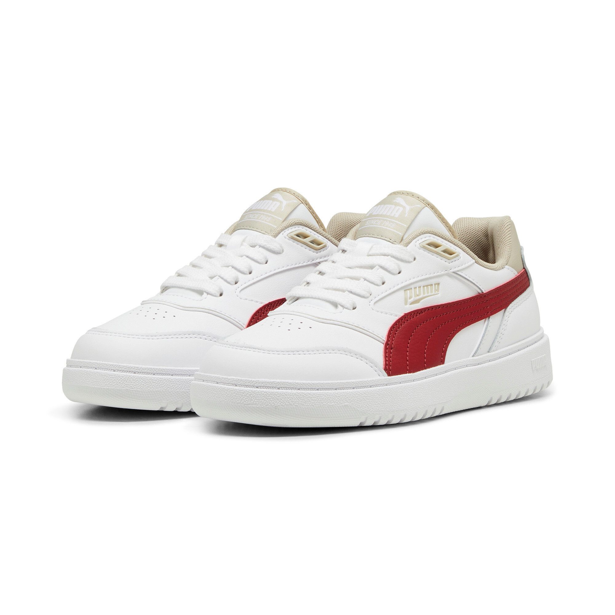 PUMA Sneakers DOUBLECOURT jongens lage sneakers maat 44,5 EU wit