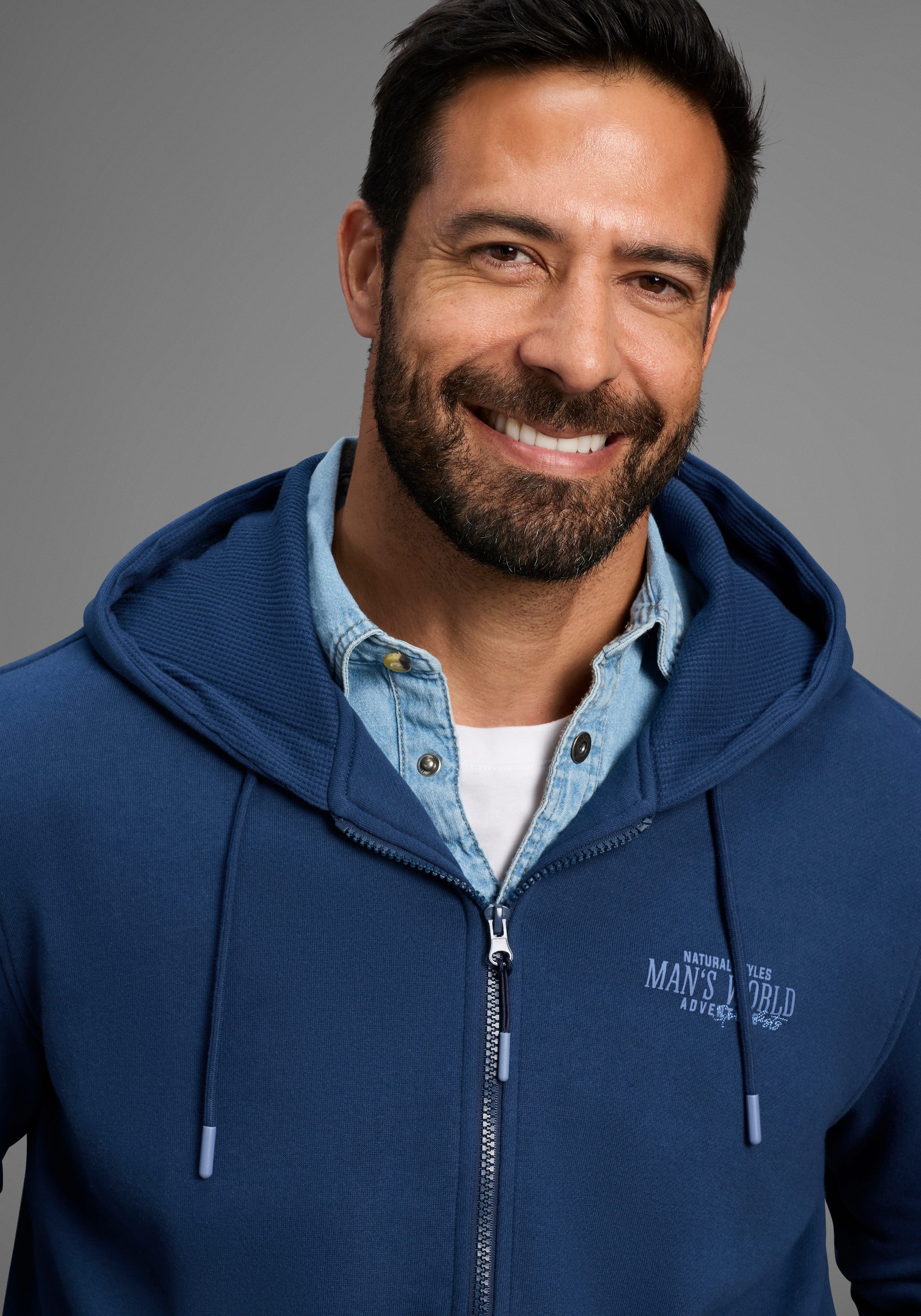 Man's World Capuchonsweatvest