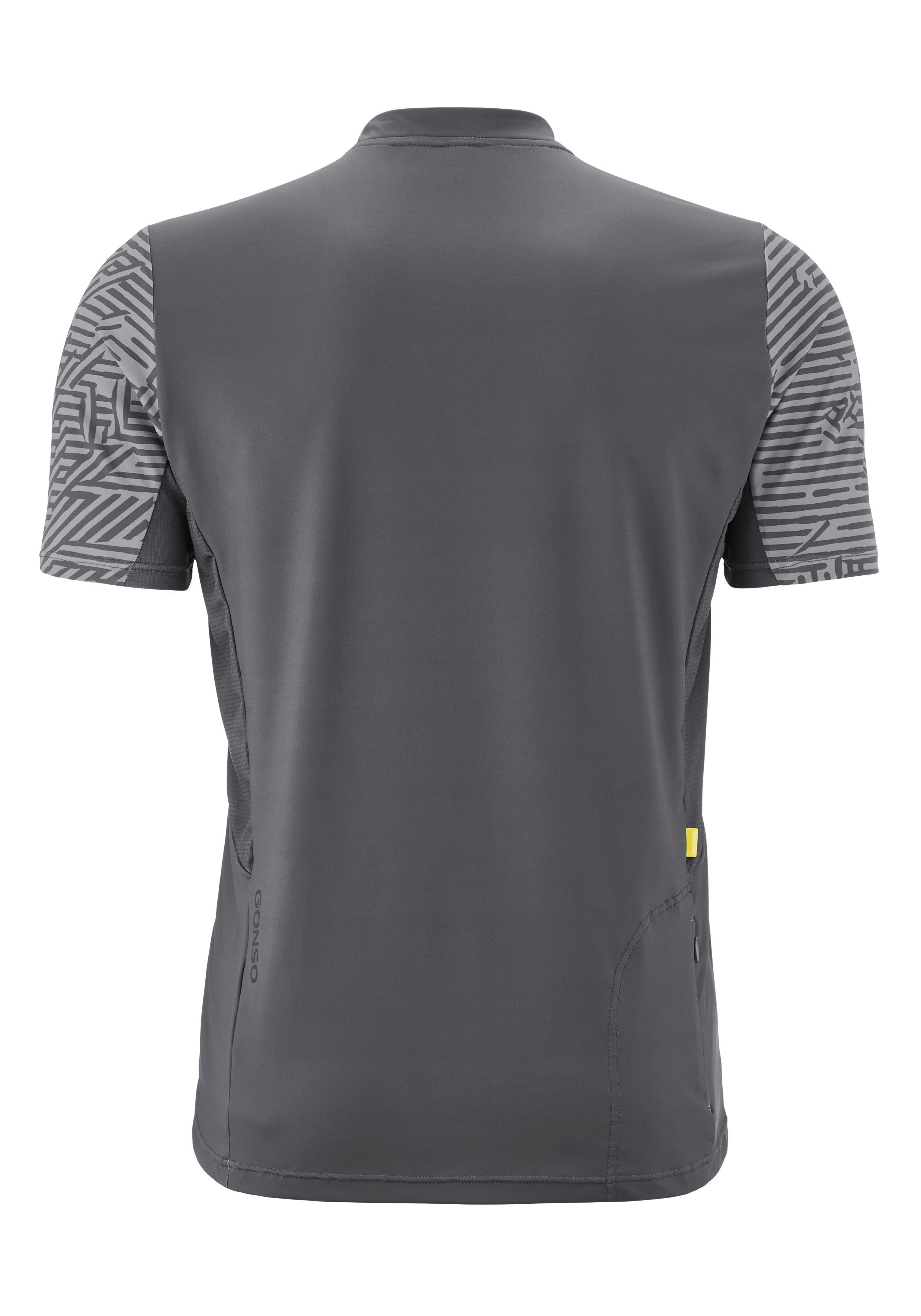 Gonso Fietsshirt Adventure Jersey Halfzip M Heren fiets trui korte mouwen, rugzak met rits, quick-dry, slim fit