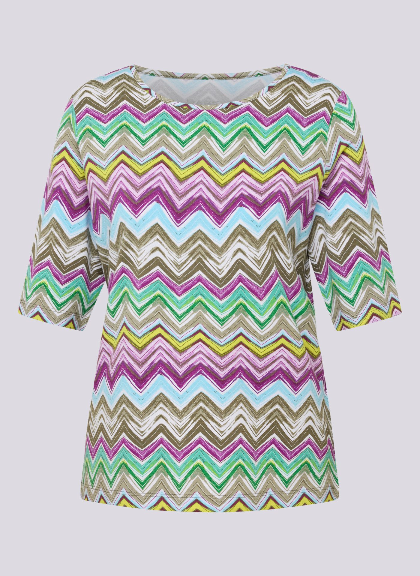 Rabe Shirt met ronde hals met grafisch patroon