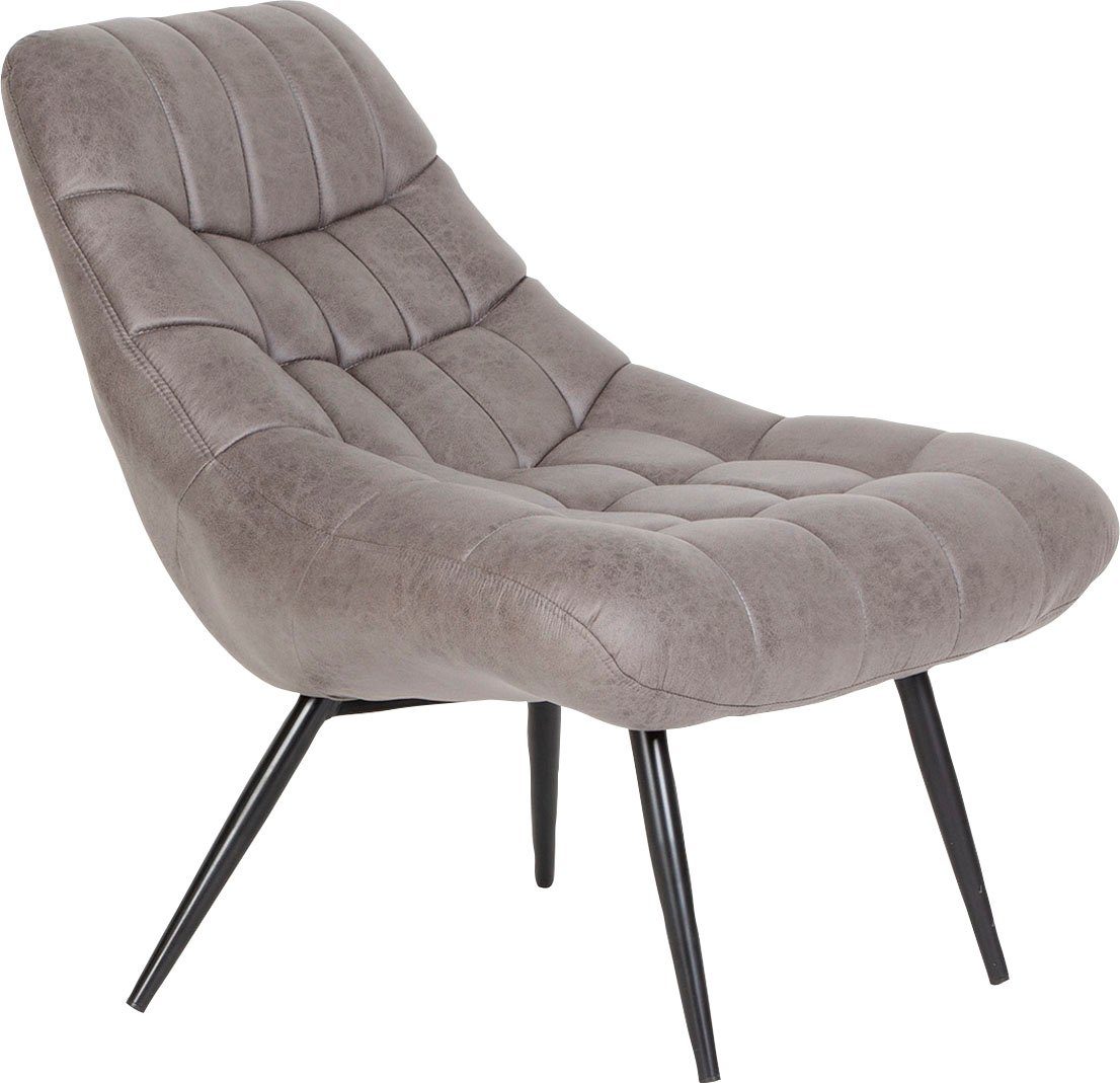 SalesFever Relaxfauteuil XXL-zitoppervlak met weelderige stiksels