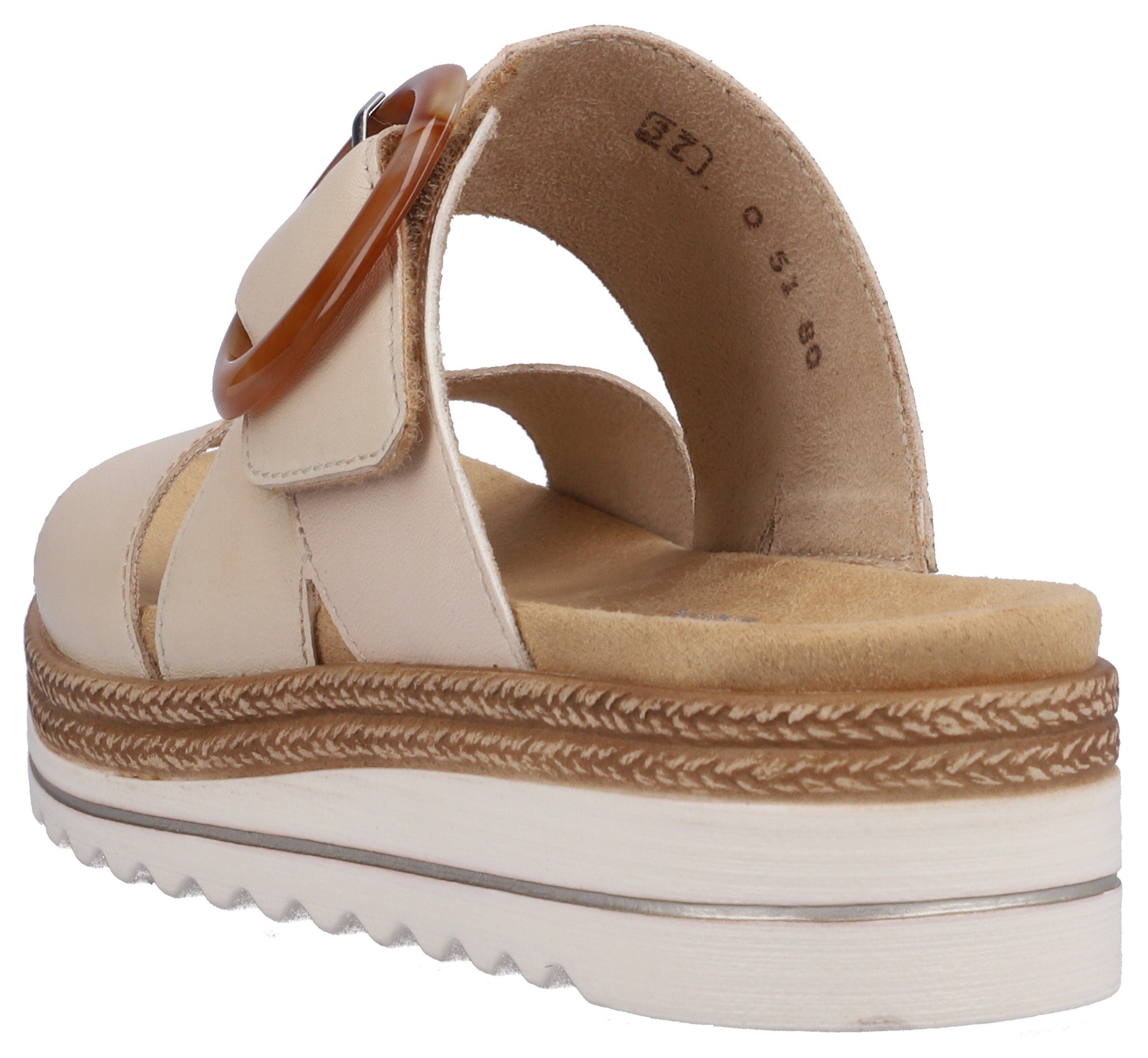 Remonte Slippers , sleehak, zomerschoen, pantoffels met decoratieve gesp