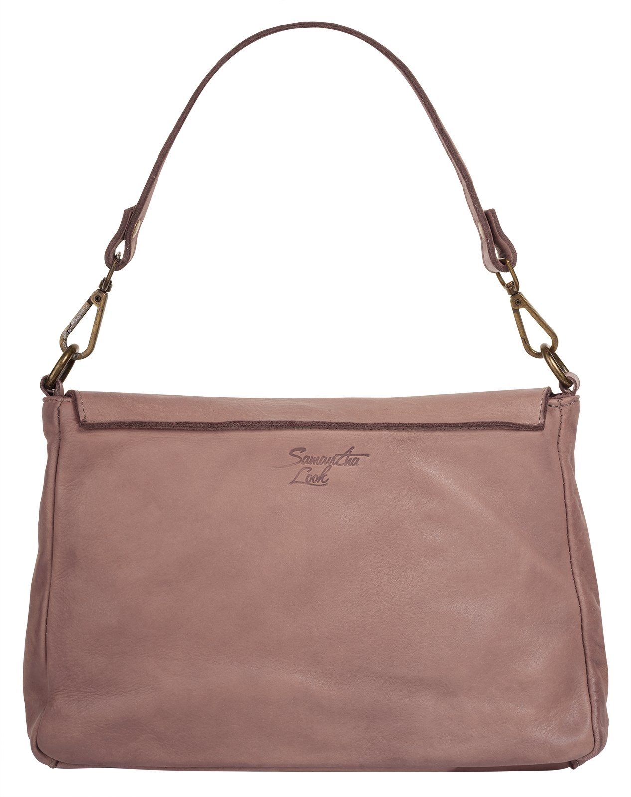 Samantha Look Schoudertas echt leer, made in italy