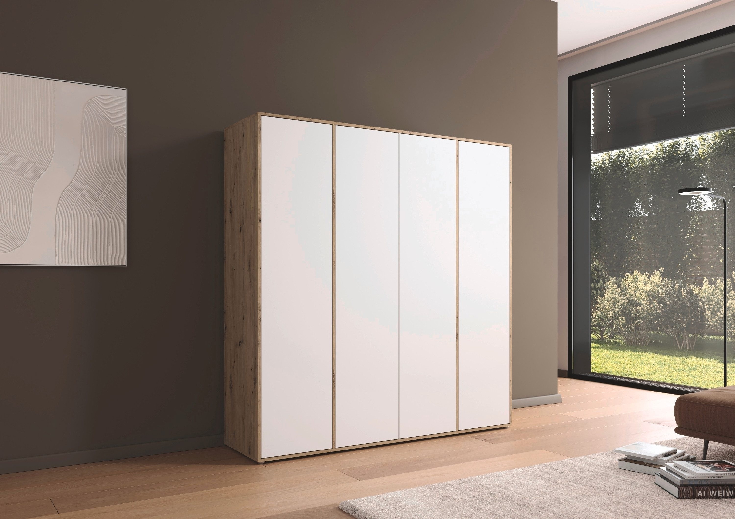 rauch Draaideurkast Kledingkast Kast Garderobe Wasmand NABILA veel Opbergruimte in 2 breedtes met push-to-open functie bestseller made in germany