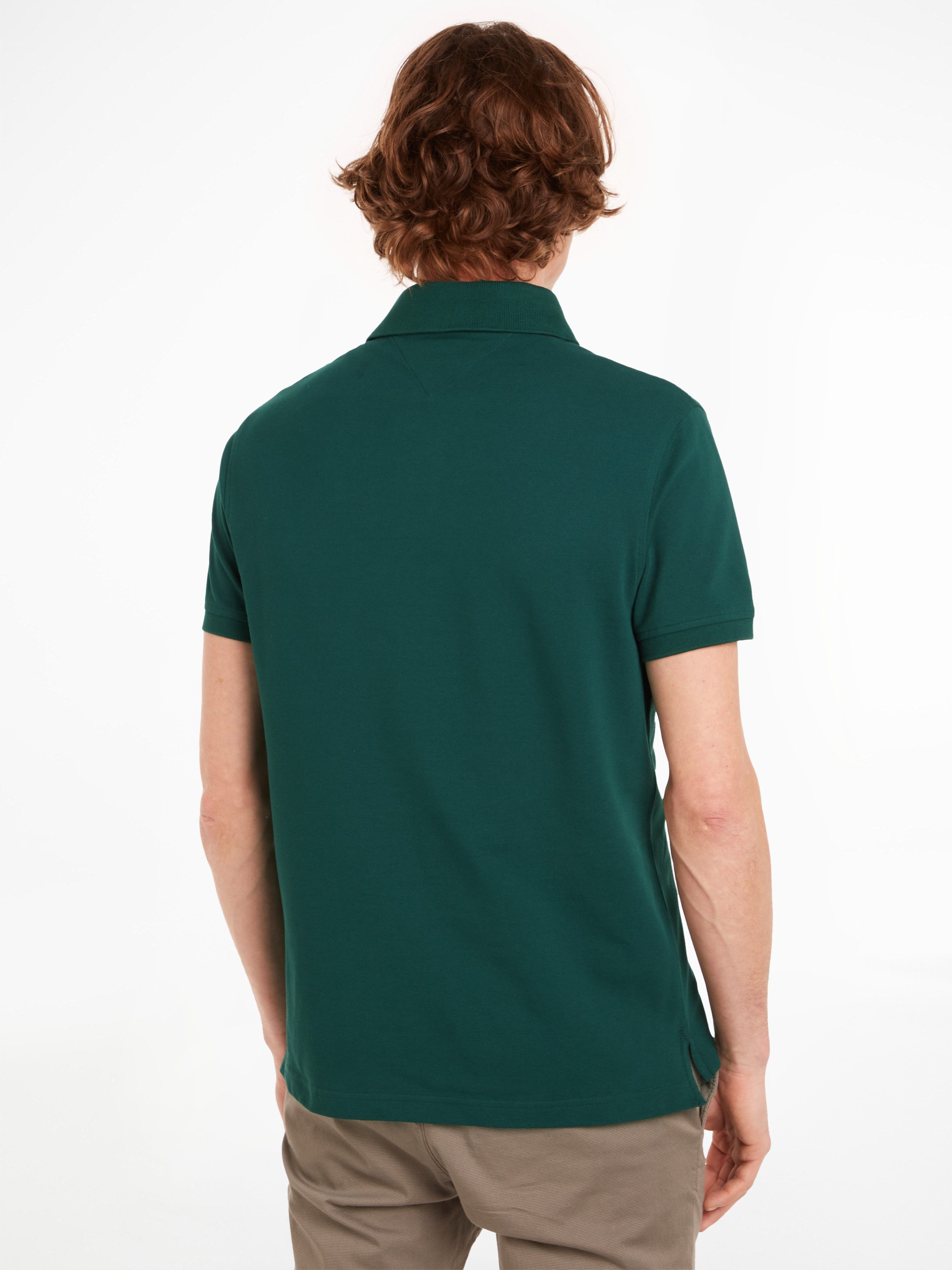 Tommy Hilfiger Poloshirt 1985 REGULAR POLO met contraststrepen en knoopsluiting