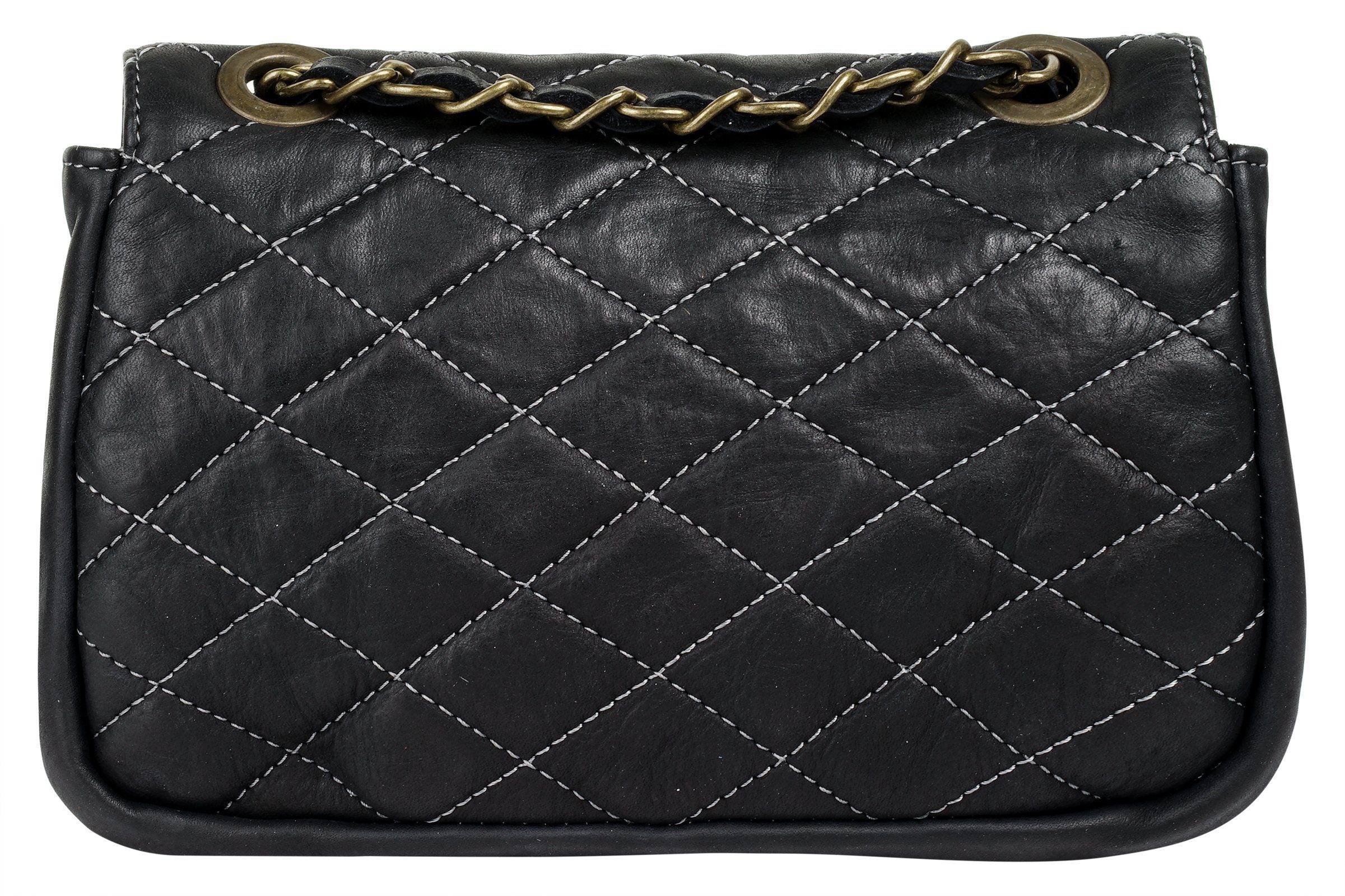 Samantha Look Schoudertas echt leer, made in italy