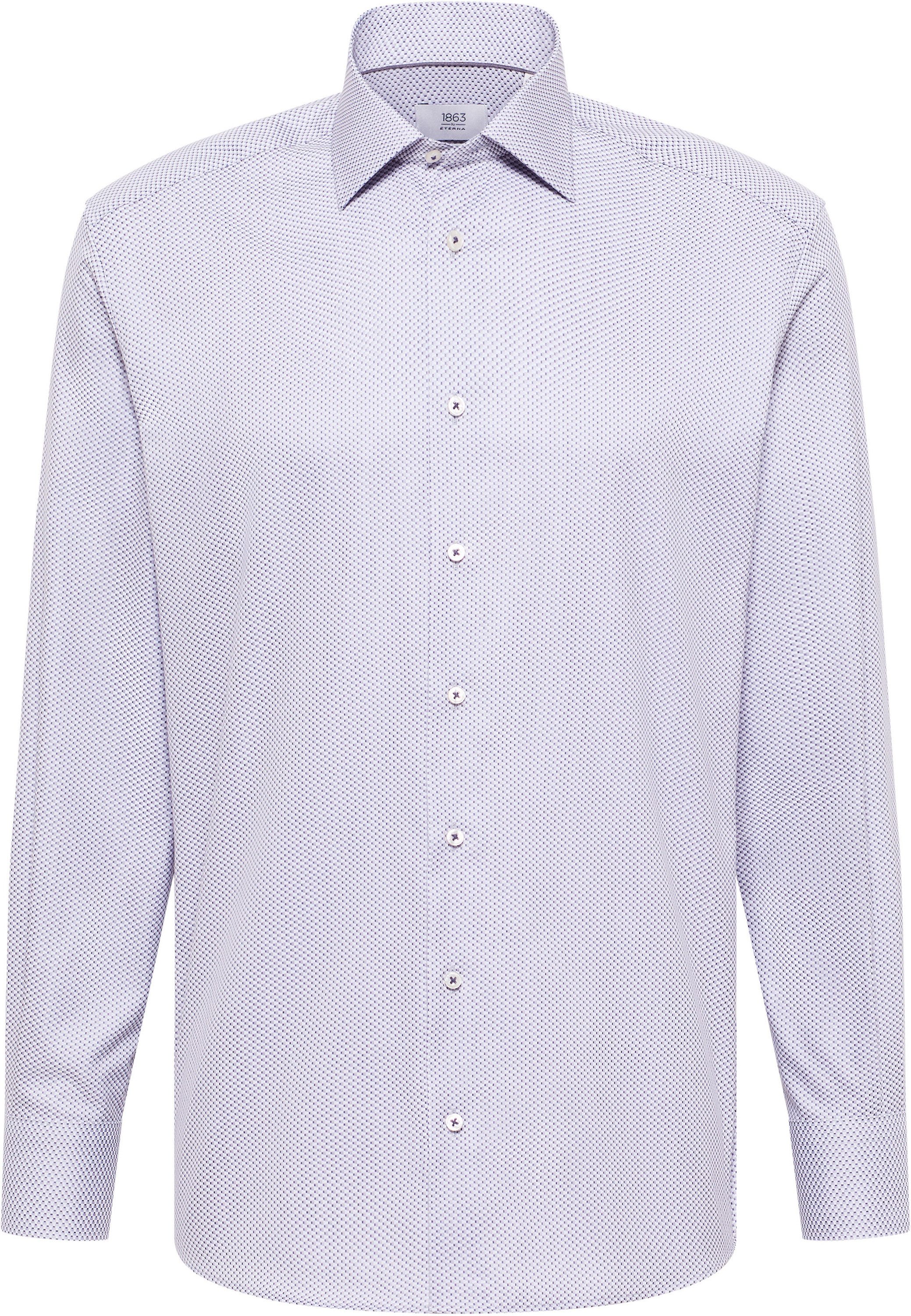 Eterna Overhemd met lange mouwen Comfort fit NON IRON (strijkvrij)