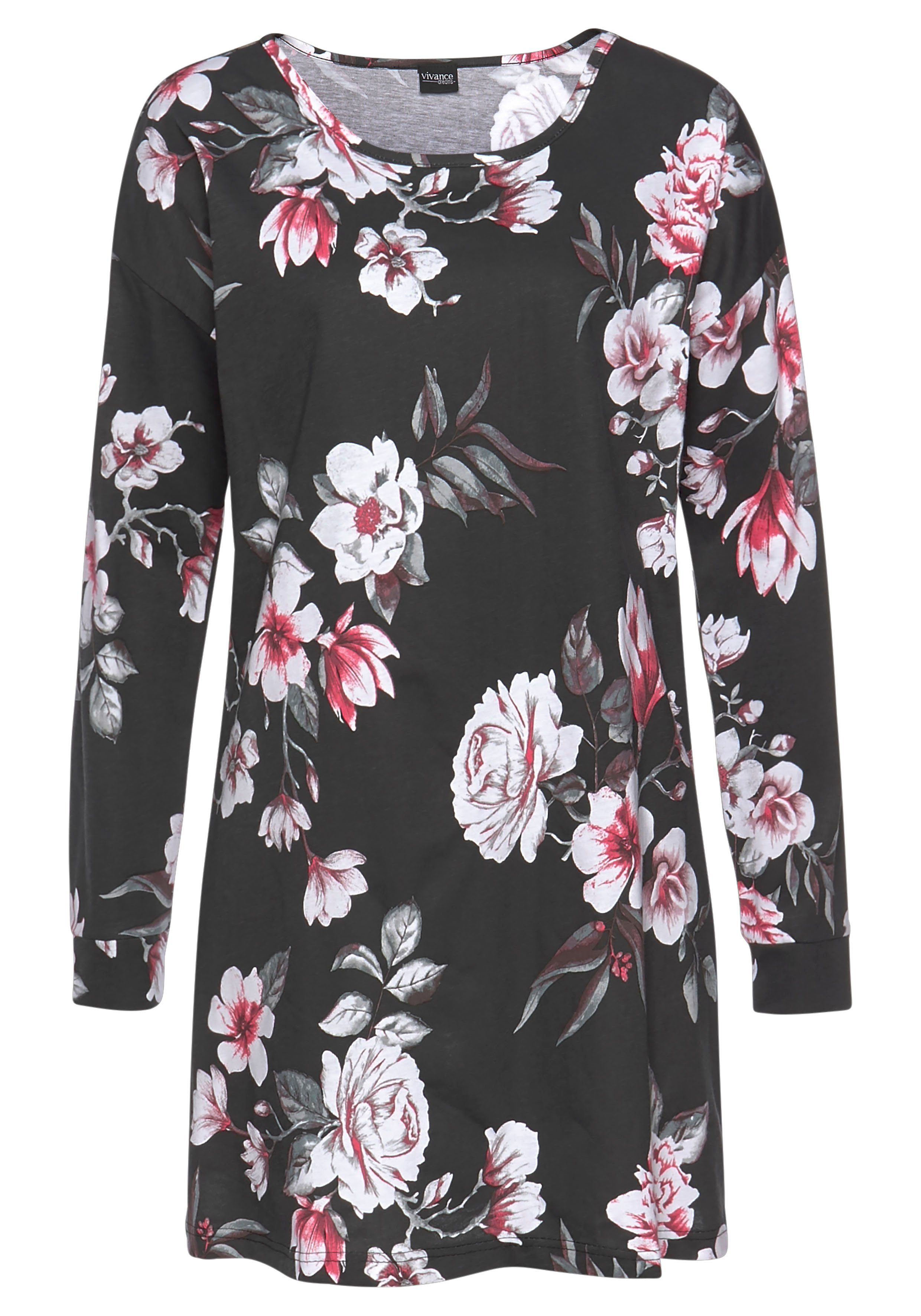 Vivance Dreams Nachthemd met bloemenprint (Set van 2)