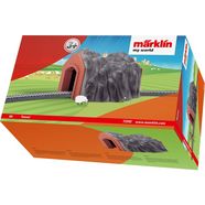 maerklin modelspoorbaantunnel maerklin my world - tunnel - 72202 grijs