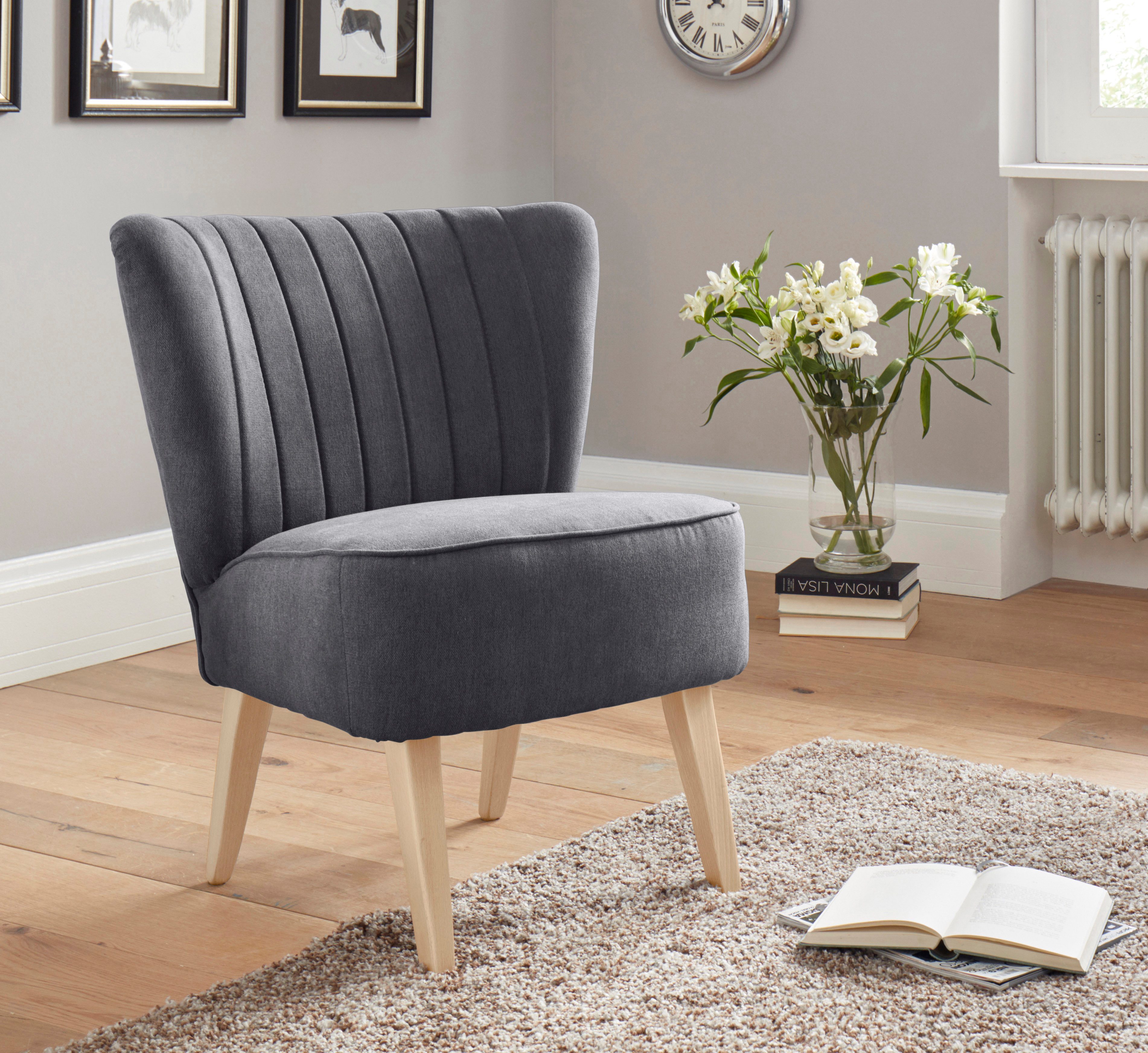 INOSIGN Fauteuil Campi verkrijgbaar in verschillende kleuren, kan overal in de kamer worden geplaatst (set) fauteuils grijs