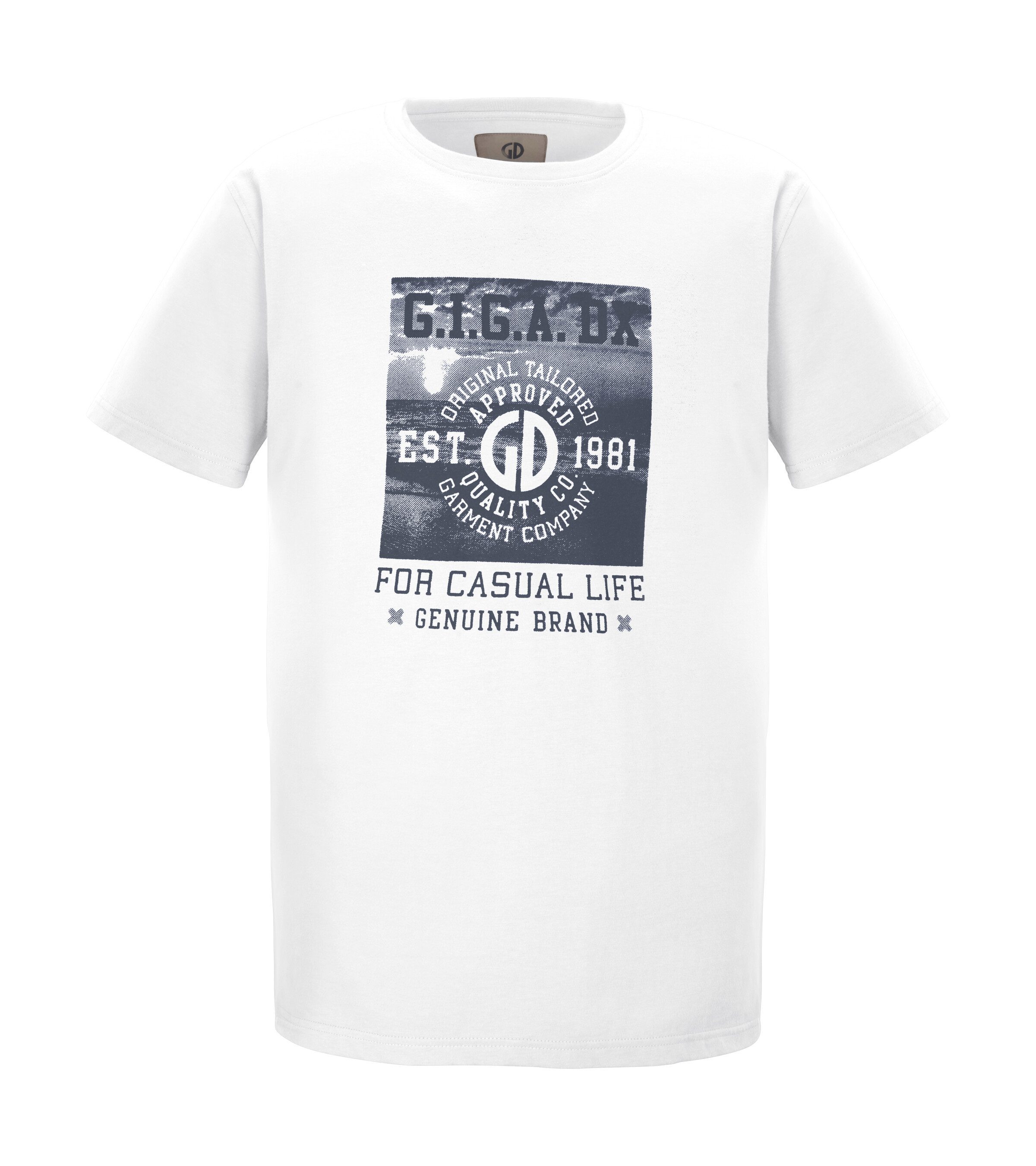 G.I.G.A. DX by killtec T-shirt GS 2 MN TSHRT GOTS GOTS-gecertificeerd biologisch katoen t-shirt met grote borstprint