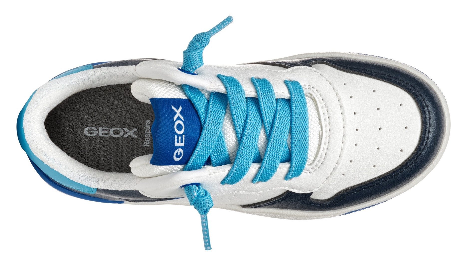 Geox Sneakers J WASHIBA BOY , retro sneaker, instapschoen in skater-look
