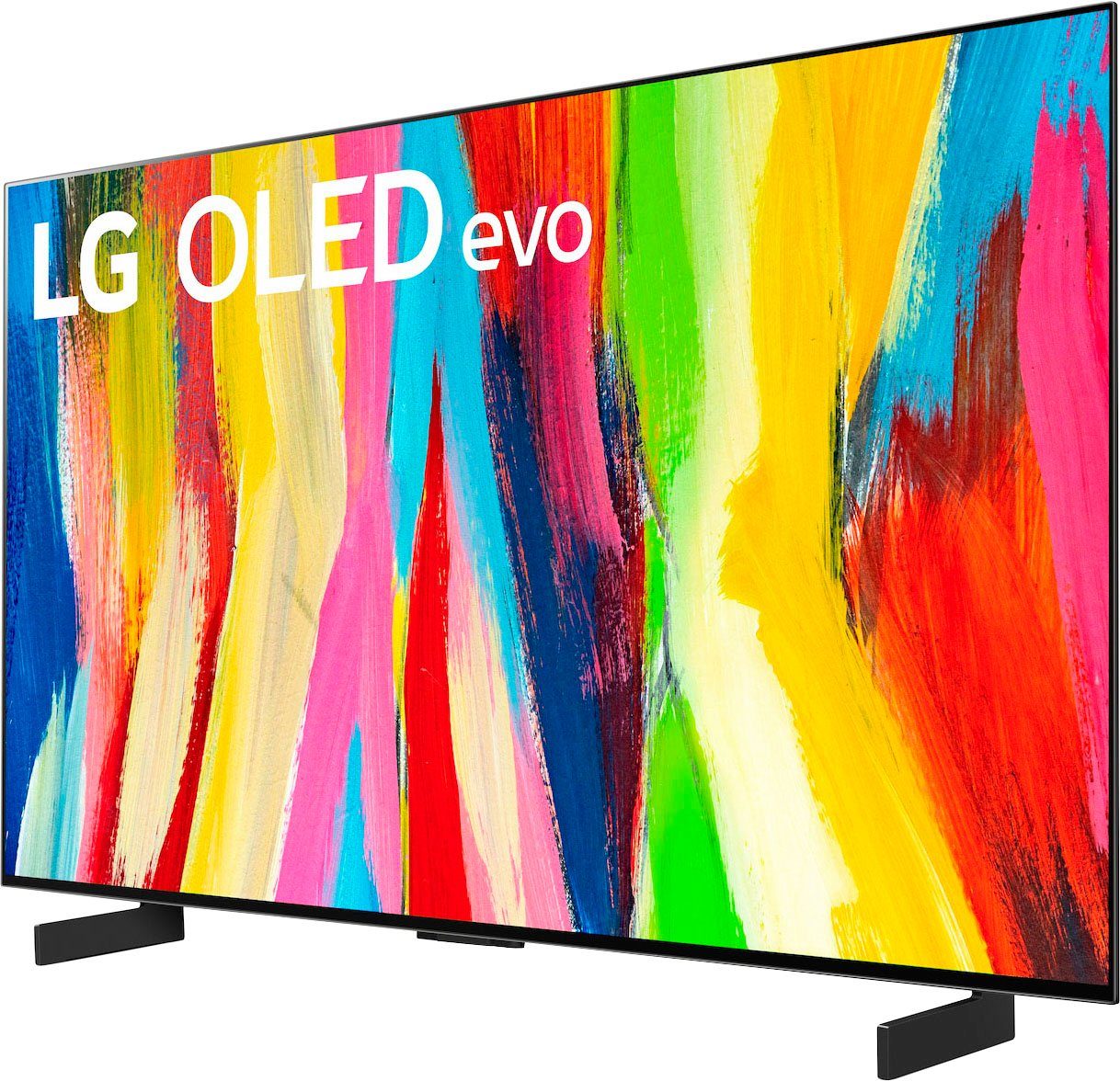 LG OLED-TV OLED42C27LA, 106 cm / 42", 4K Ultra HD, Smart TV, OLED evo, tot 120 Hz, α9 Gen5 4K AI-Processor, Dolby Vision & Atmos