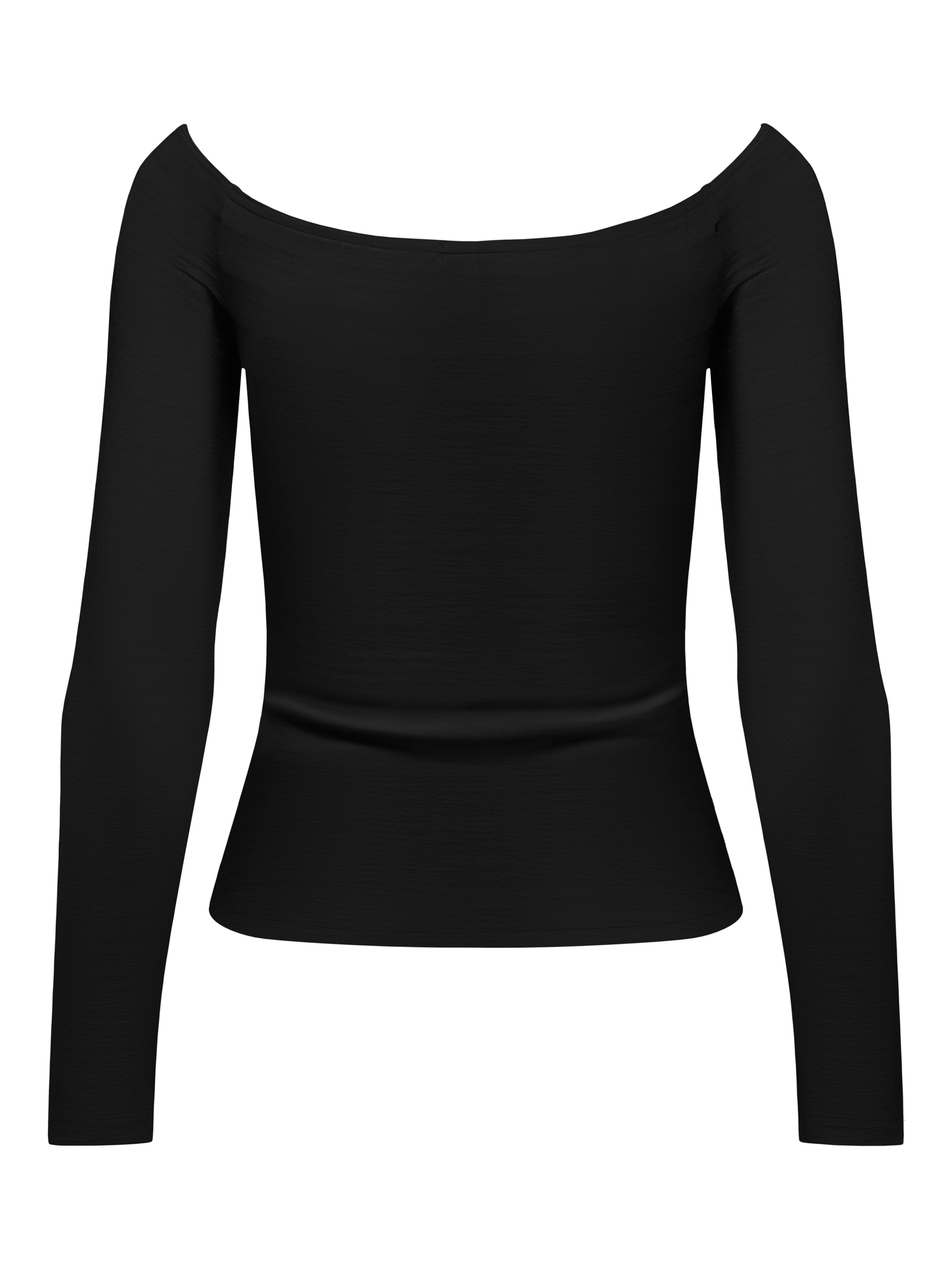 Only Shirt met lange mouwen ONLGLAMOUR L/S BOAT NECK TOP BOX CC JRS