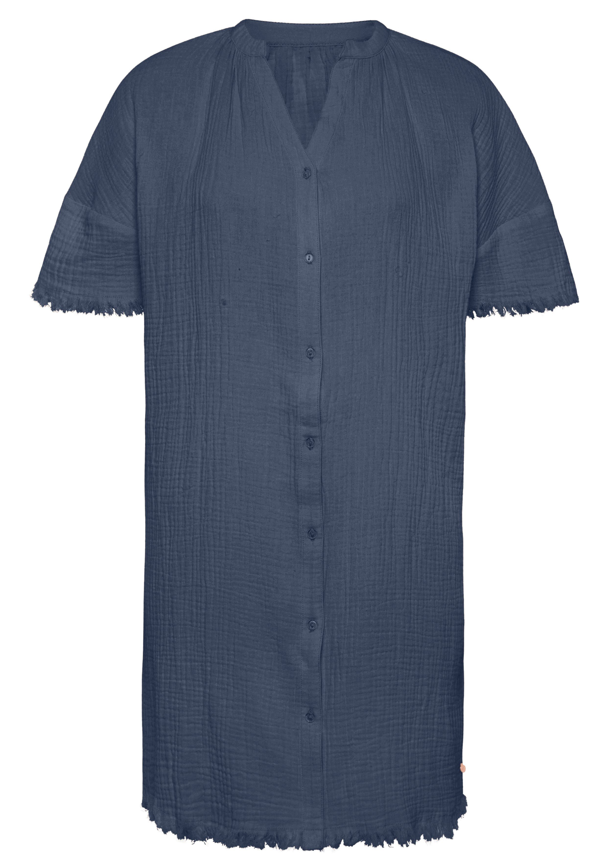 s.Oliver RED LABEL Beachwear Nachthemd van geweven mousseline stof