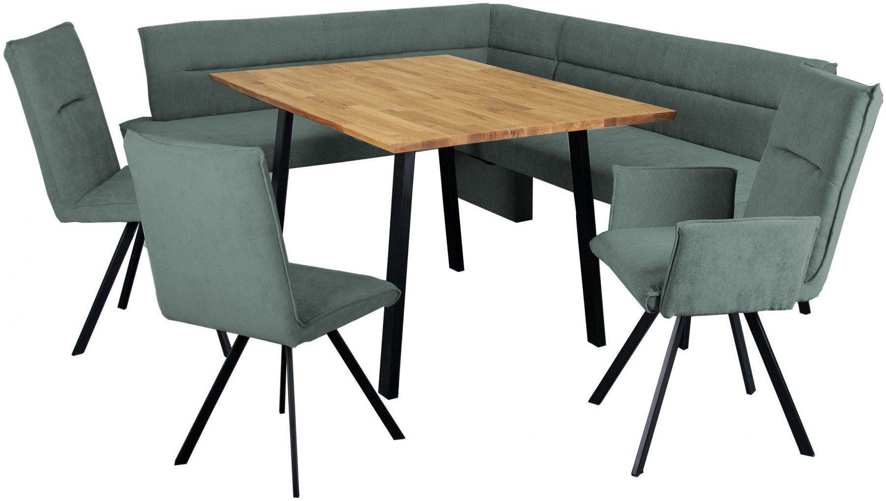 Home affaire Stoel met 4 poten Sava Metalen frame (set, 2 stuks)