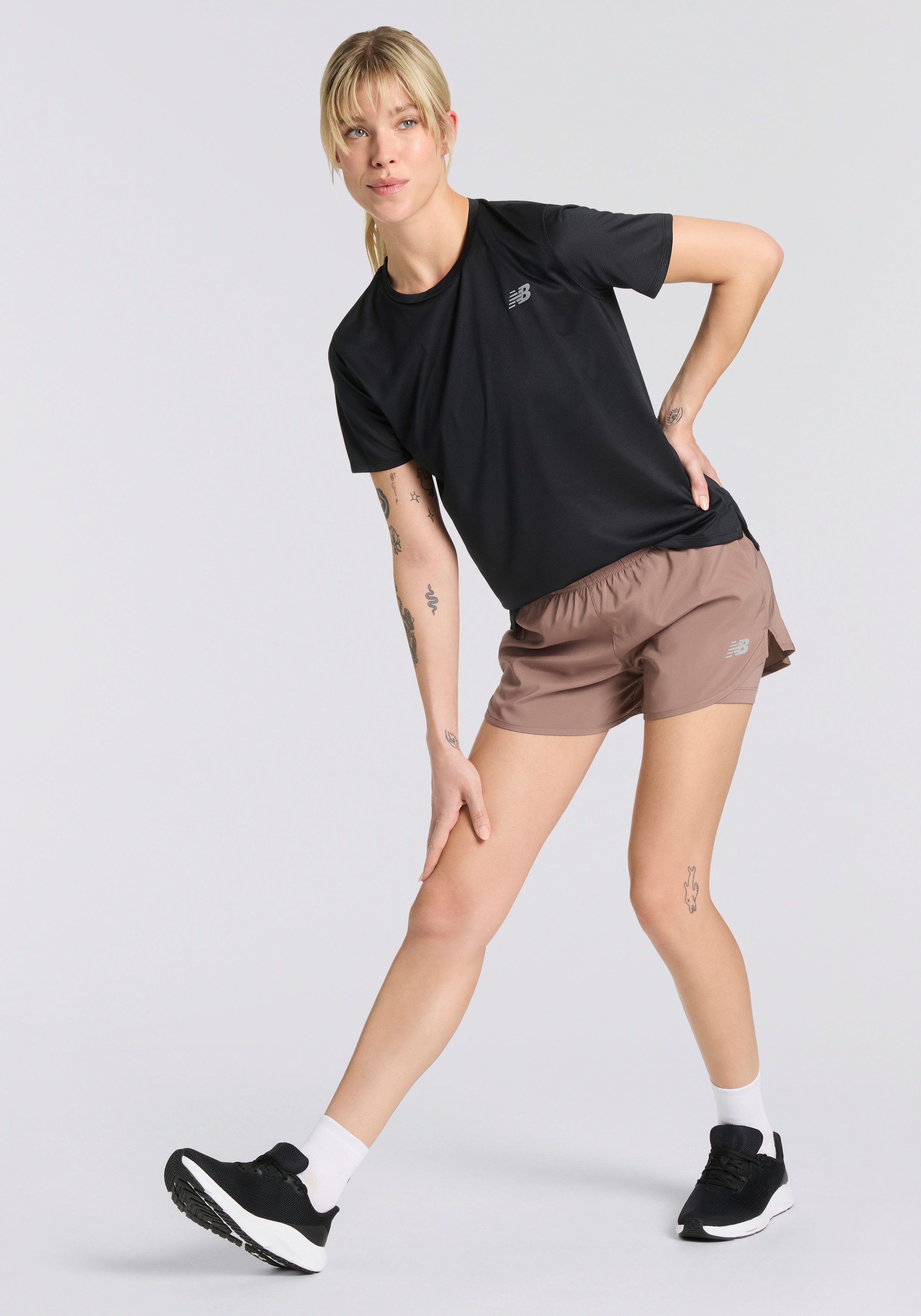 New Balance Runningshort Sport Essentials 2-in-1hort 3" EARTHHADOW
