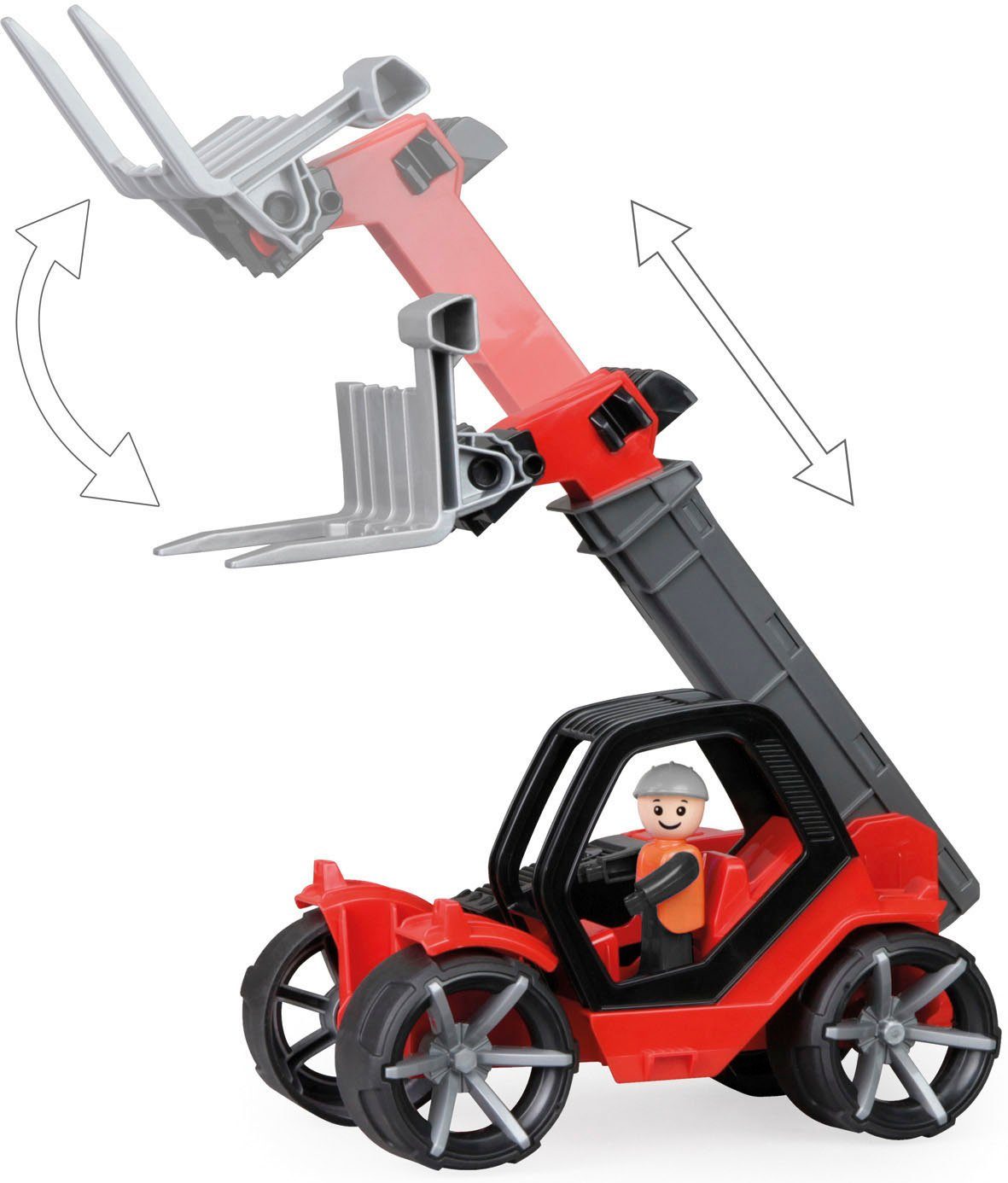 Lena® Speelgoed-shovel TRUXX² verreiker inclusief speelfiguur, made in europe