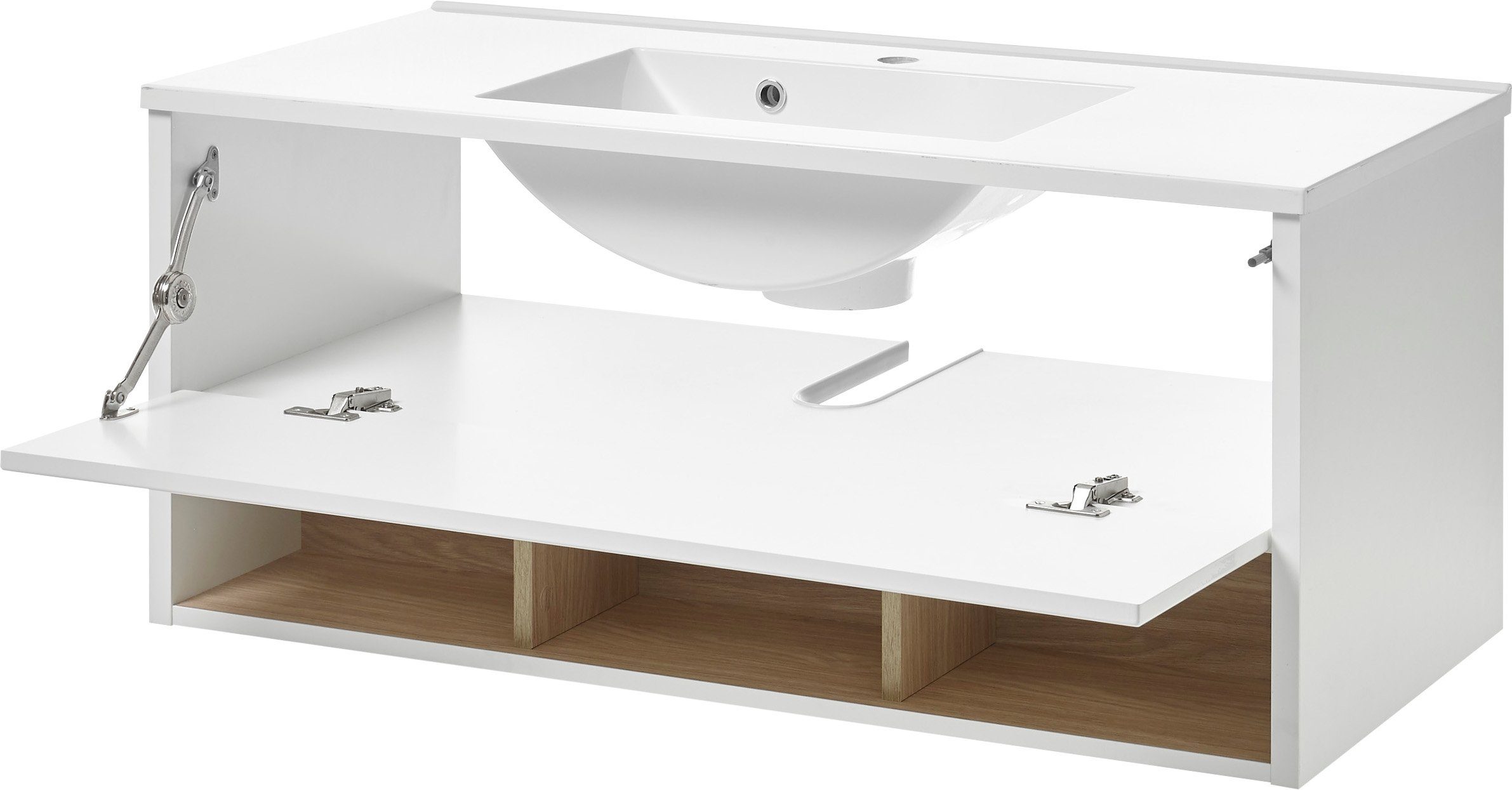 Places of Style Wastafelonderkast Studio Line, wastafel inclusief wasbak, modern ontwerp