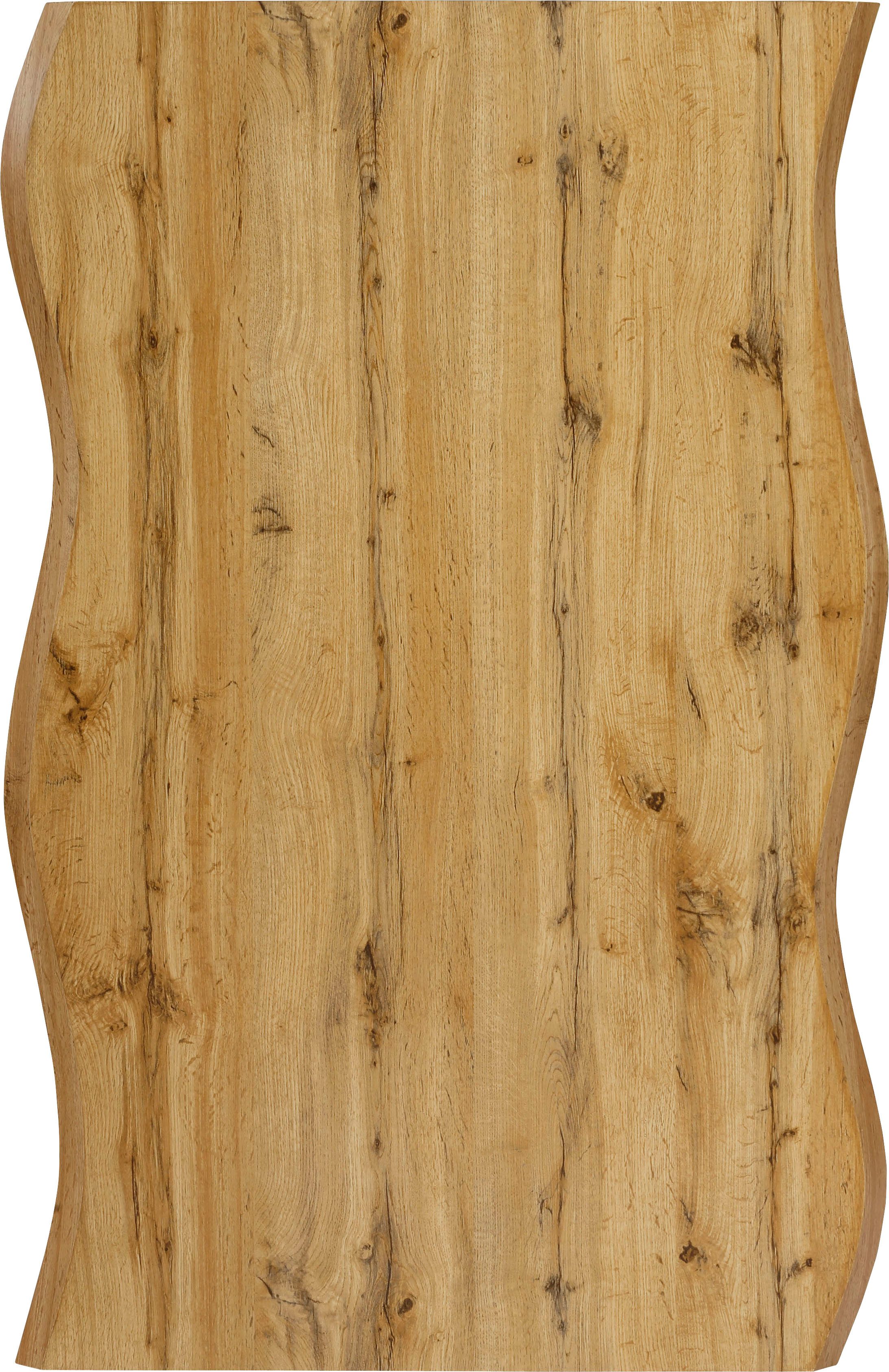 HELA Eethoek GISELLE Eetkamer, Eetgroep, Zitgroep TOPSELLER! Eettafel U-frame metaal, tafelblad met boomrand, OTTOs Choice (set, 5-delig)