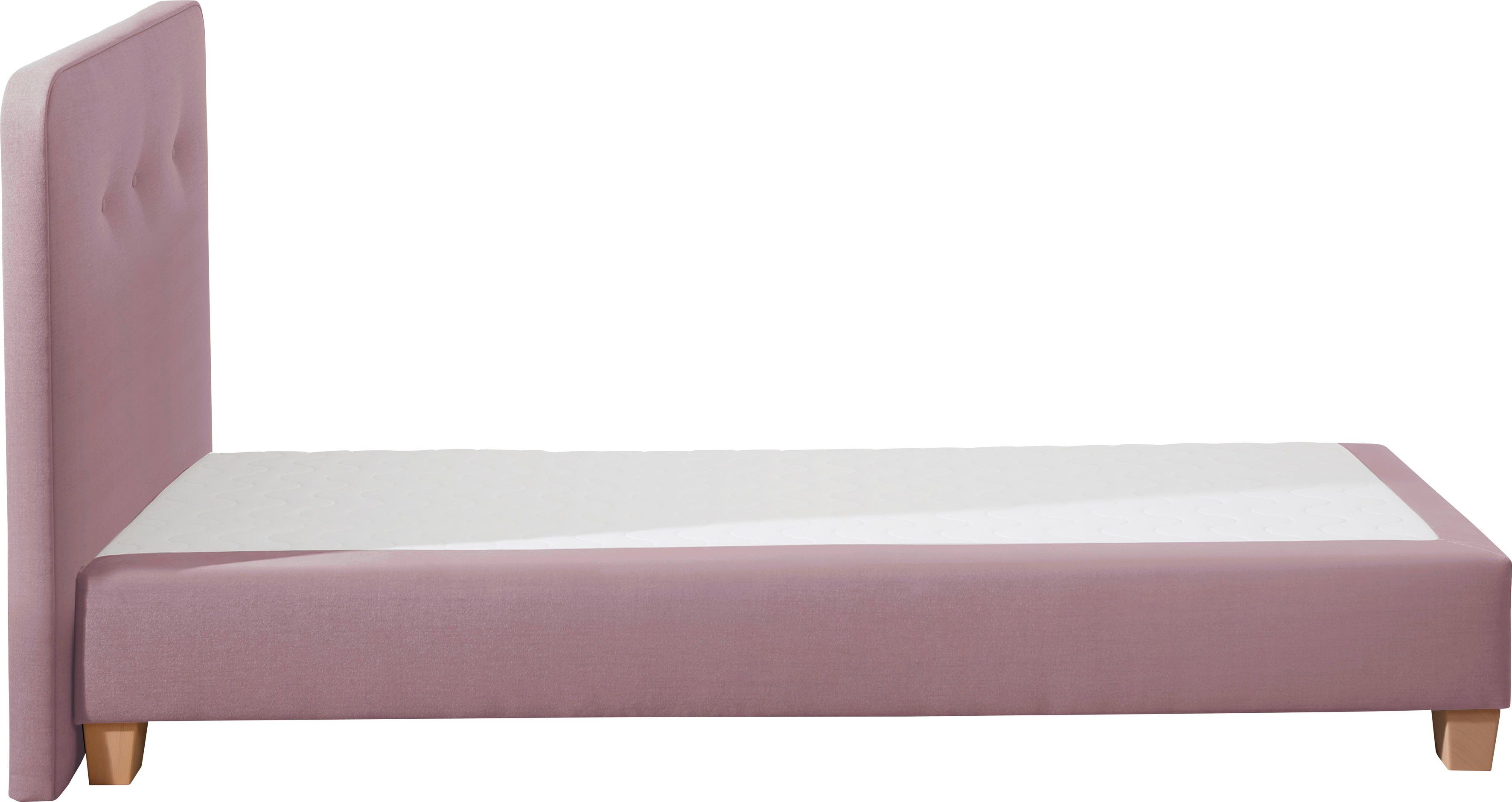 Home affaire Boxspring Fargo inclusief topper, in 3 soorten matrassen, in fluweel of structuurstof