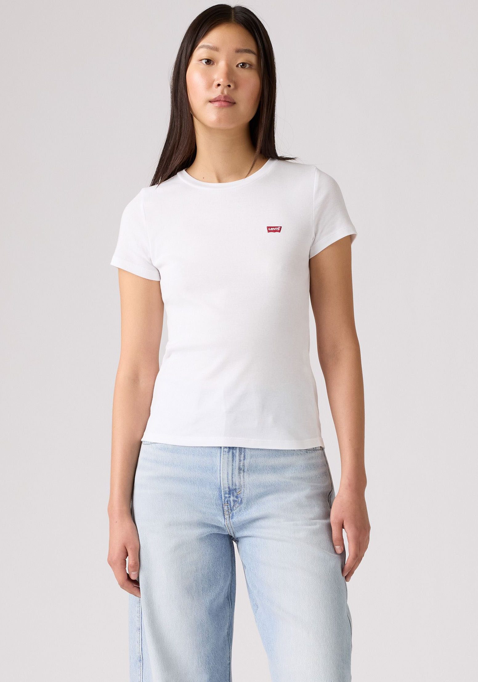Levi's® T-shirt Mini-Logo met klein logoborduursel op borsthoogte (set, 2-delig)